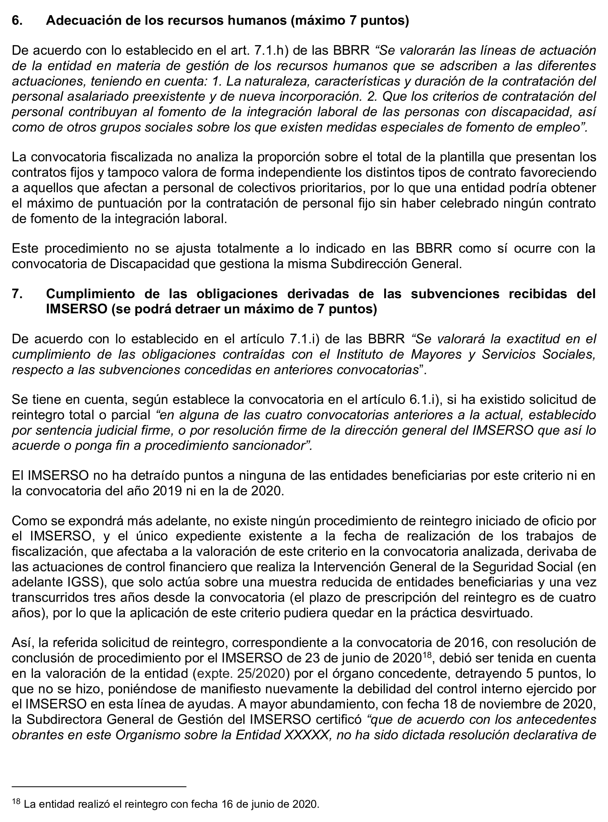 Imagen del artículo Resolución de 17 de septiembre de 2024, aprobada por la Comisión Mixta para las Relaciones con el Tribunal de Cuentas, en relación con el Informe de fiscalización de las subvenciones de régimen general concedidas por el Instituto de Mayores y Servicios Sociales en el área de atención a mayores, ejercicio 2020.