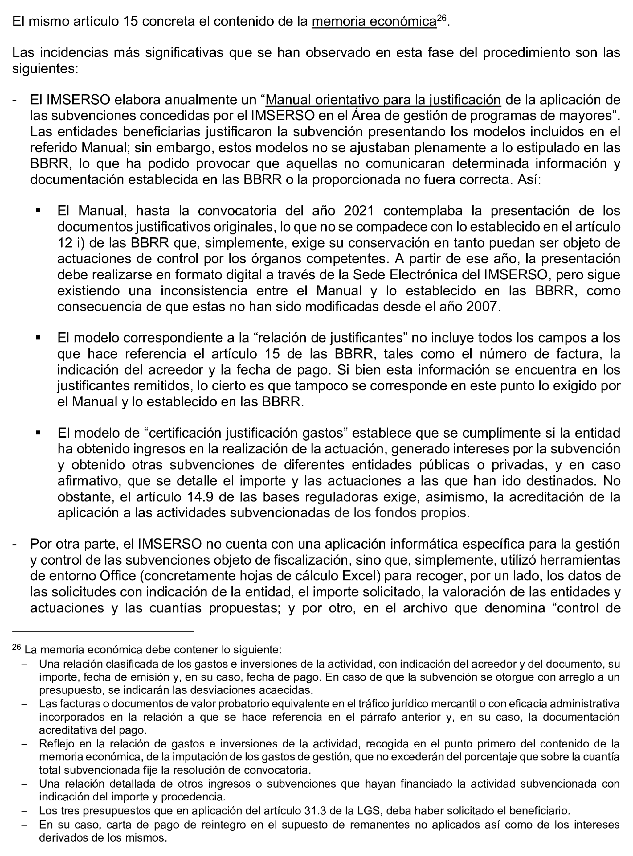 Imagen del artículo Resolución de 17 de septiembre de 2024, aprobada por la Comisión Mixta para las Relaciones con el Tribunal de Cuentas, en relación con el Informe de fiscalización de las subvenciones de régimen general concedidas por el Instituto de Mayores y Servicios Sociales en el área de atención a mayores, ejercicio 2020.