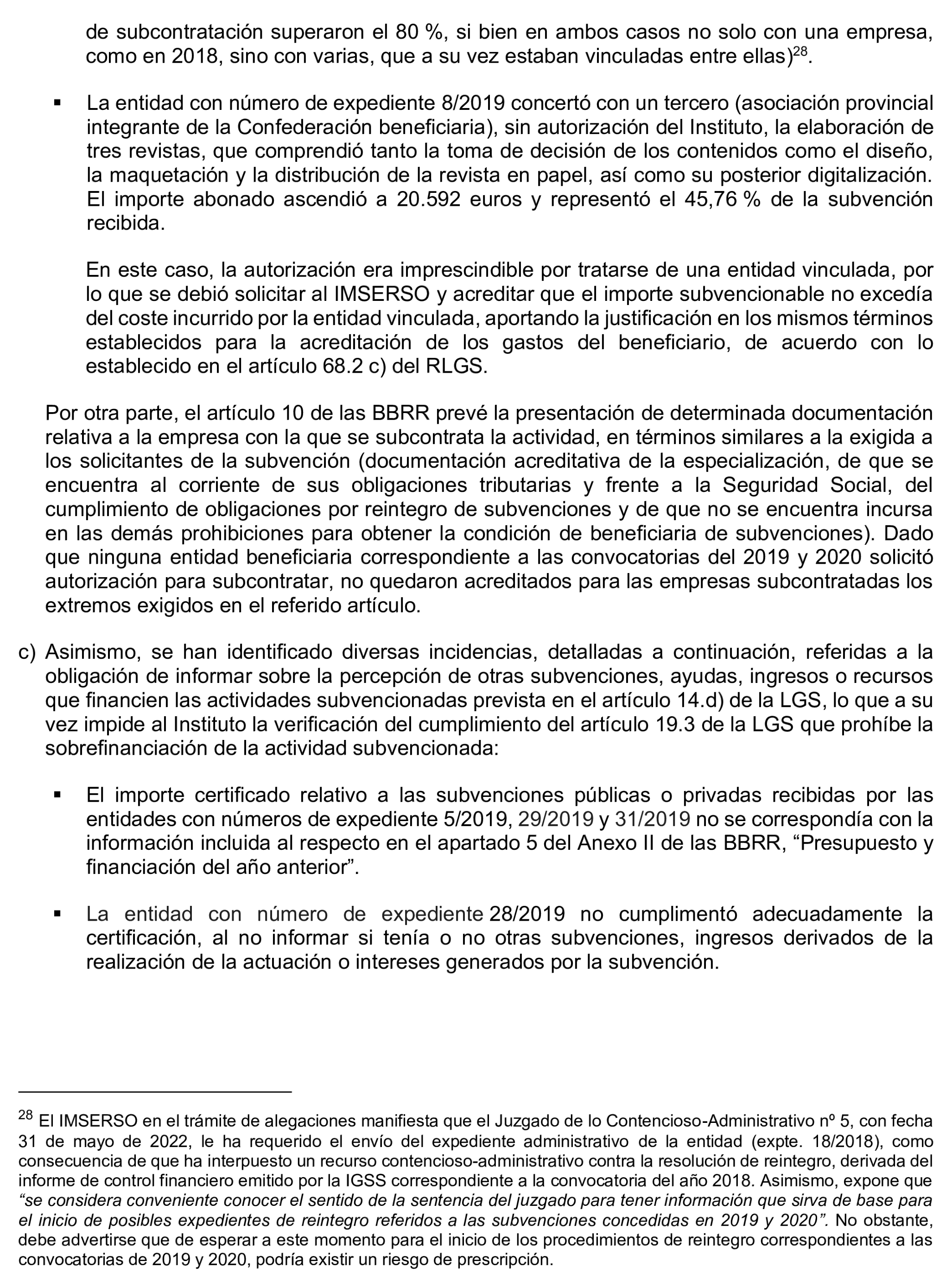 Imagen del artículo Resolución de 17 de septiembre de 2024, aprobada por la Comisión Mixta para las Relaciones con el Tribunal de Cuentas, en relación con el Informe de fiscalización de las subvenciones de régimen general concedidas por el Instituto de Mayores y Servicios Sociales en el área de atención a mayores, ejercicio 2020.