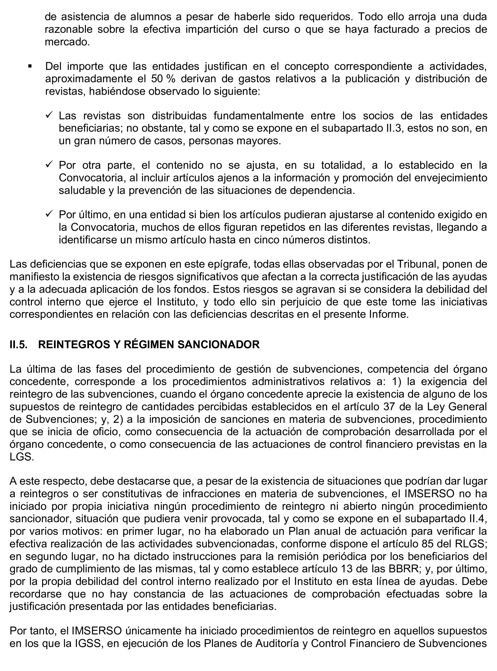 Imagen del artículo Resolución de 17 de septiembre de 2024, aprobada por la Comisión Mixta para las Relaciones con el Tribunal de Cuentas, en relación con el Informe de fiscalización de las subvenciones de régimen general concedidas por el Instituto de Mayores y Servicios Sociales en el área de atención a mayores, ejercicio 2020.
