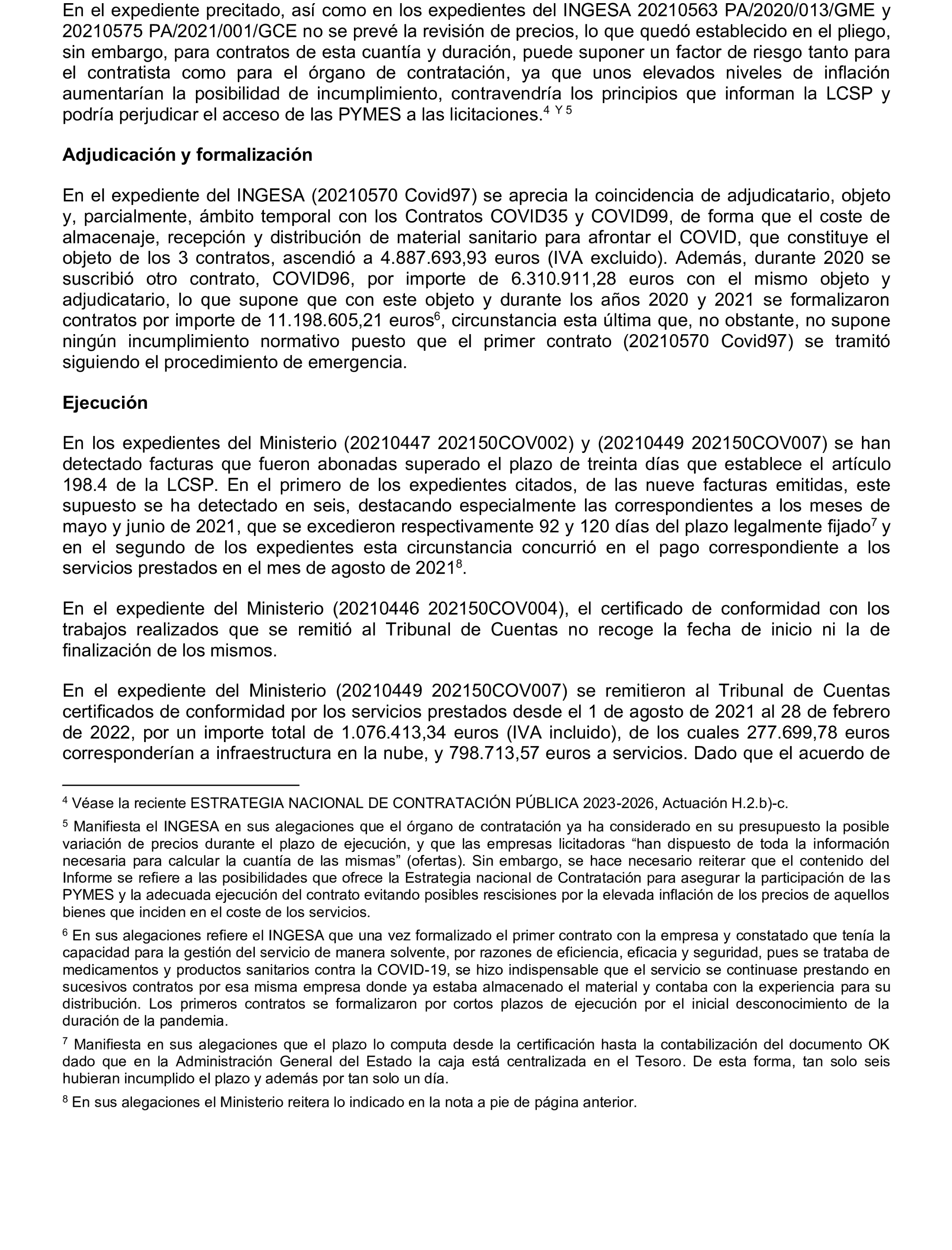 Imagen del artículo Resolución de 17 de septiembre de 2024, aprobada por la Comisión Mixta para las Relaciones con el Tribunal de Cuentas, en relación con el Informe de fiscalización de los contratos de la Administración General del Estado vinculados a las Políticas de gasto 13 «Seguridad Ciudadana e Instituciones Penitenciarias», 31 «Sanidad» y 32 «Educación», ejercicio 2021.