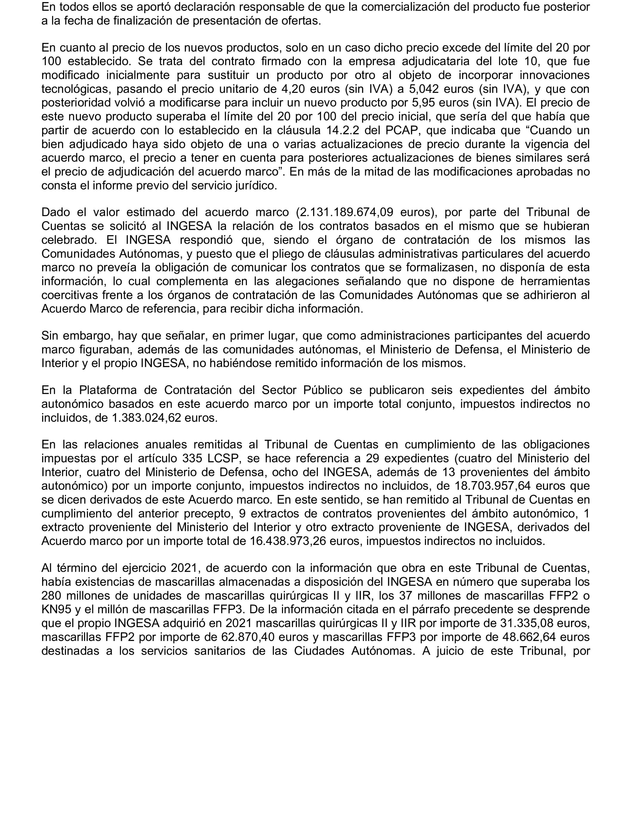 Imagen del artículo Resolución de 17 de septiembre de 2024, aprobada por la Comisión Mixta para las Relaciones con el Tribunal de Cuentas, en relación con el Informe de fiscalización de los contratos de la Administración General del Estado vinculados a las Políticas de gasto 13 «Seguridad Ciudadana e Instituciones Penitenciarias», 31 «Sanidad» y 32 «Educación», ejercicio 2021.