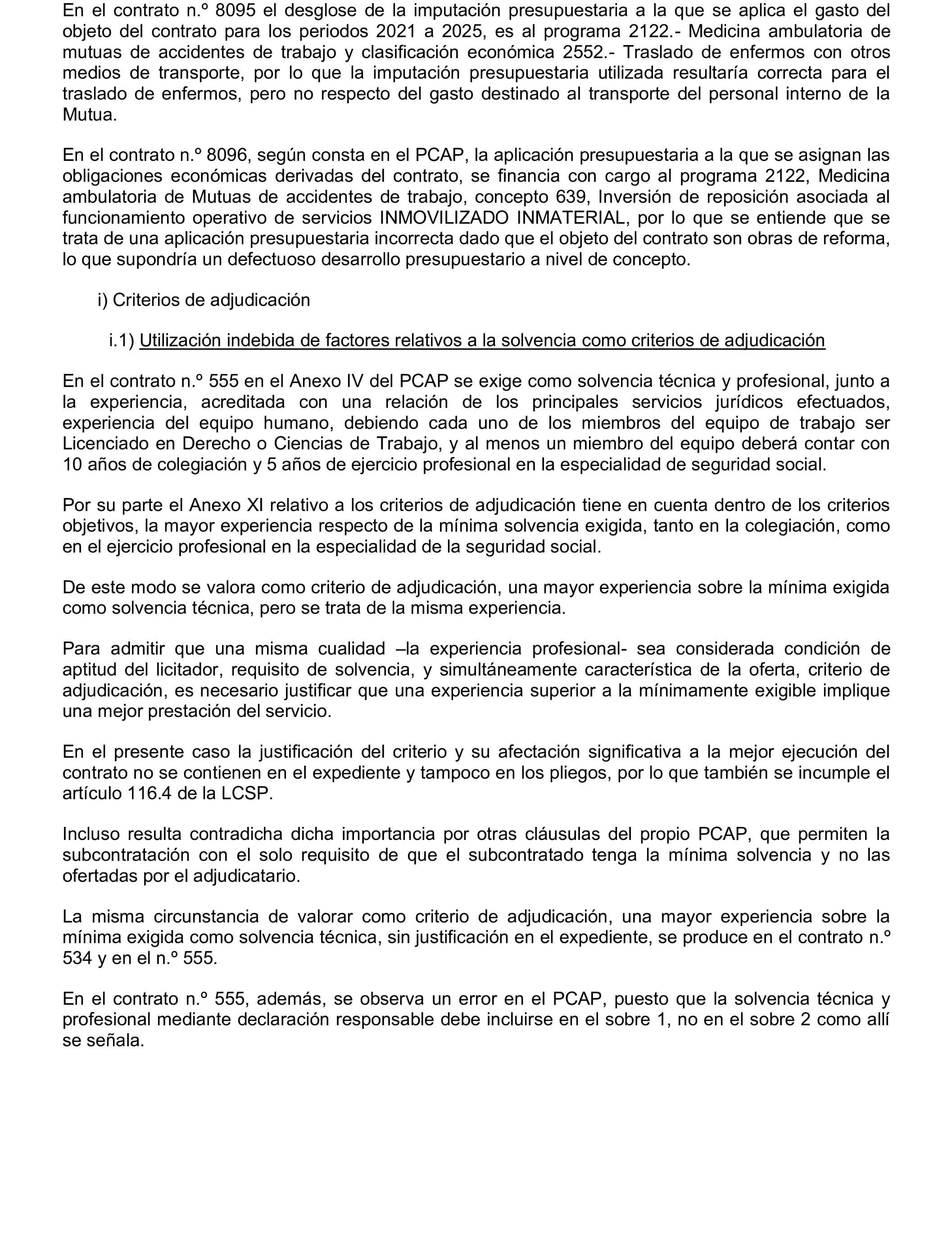 Imagen del artículo Resolución de 17 de septiembre de 2024, aprobada por la Comisión Mixta para las Relaciones con el Tribunal de Cuentas, en relación con el Informe de fiscalización de los contratos de la Administración General del Estado vinculados a las Políticas de gasto 13 «Seguridad Ciudadana e Instituciones Penitenciarias», 31 «Sanidad» y 32 «Educación», ejercicio 2021.