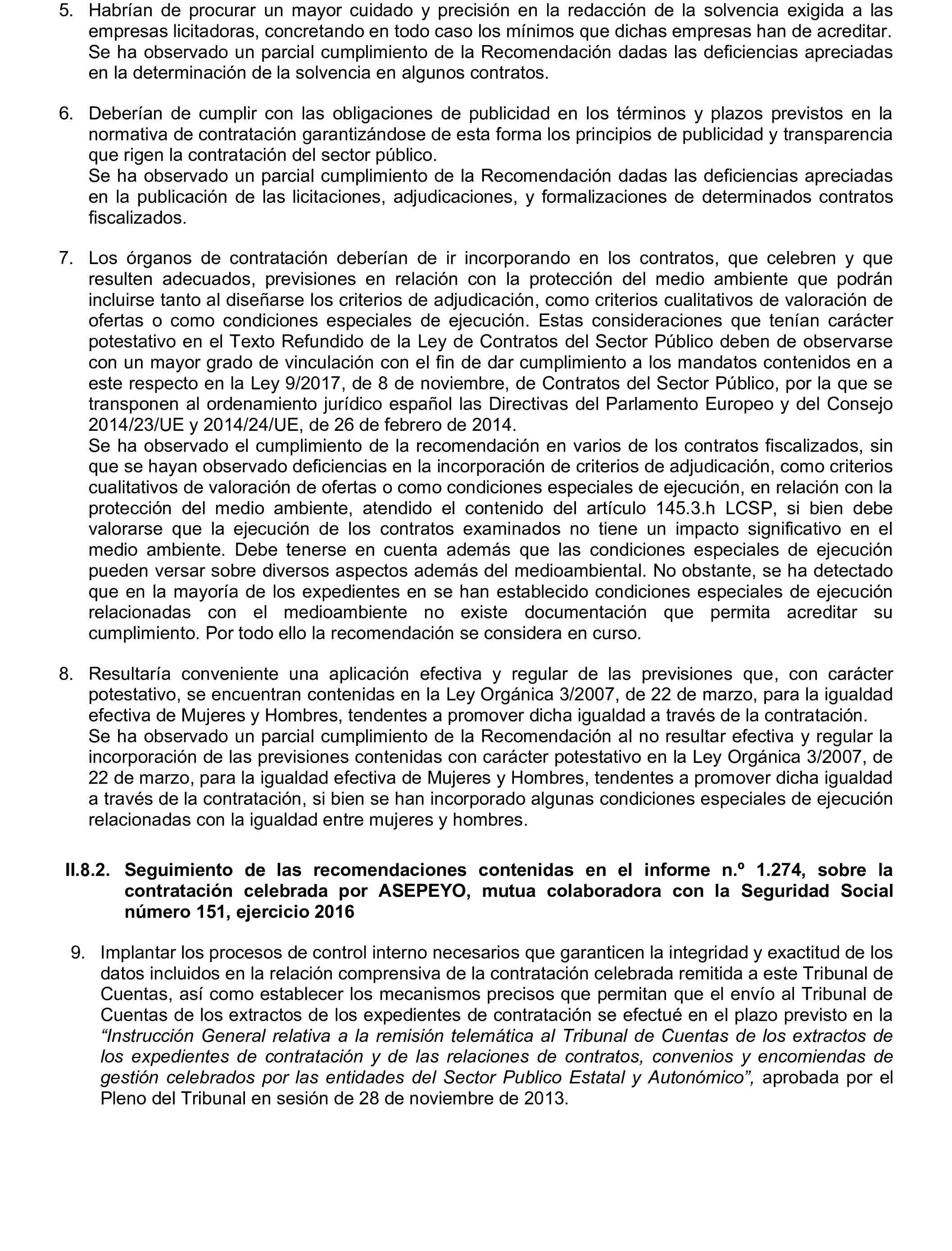 Imagen del artículo Resolución de 17 de septiembre de 2024, aprobada por la Comisión Mixta para las Relaciones con el Tribunal de Cuentas, en relación con el Informe de fiscalización de los contratos de la Administración General del Estado vinculados a las Políticas de gasto 13 «Seguridad Ciudadana e Instituciones Penitenciarias», 31 «Sanidad» y 32 «Educación», ejercicio 2021.
