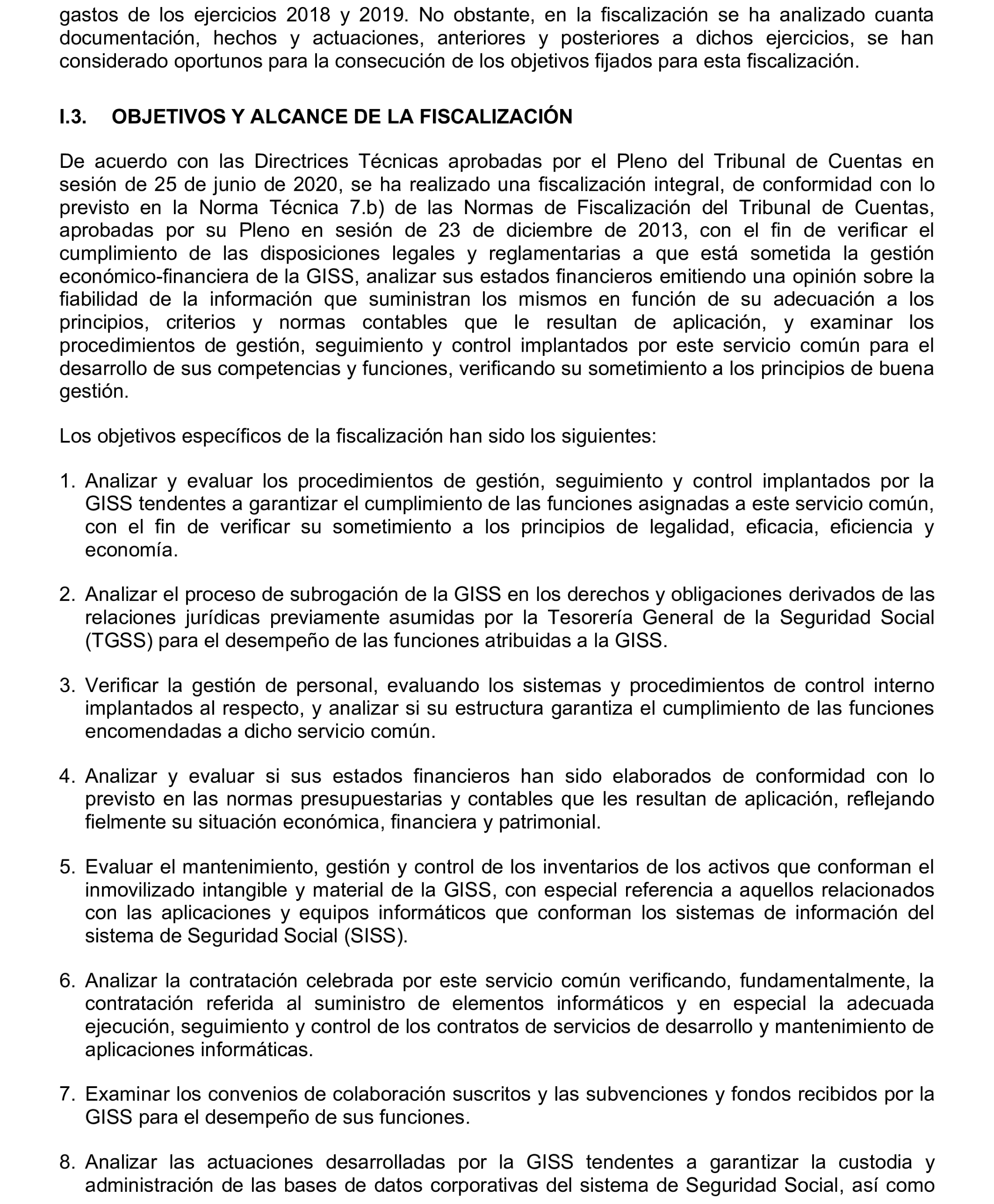 Imagen del artículo Resolución de 17 de septiembre de 2024, aprobada por la Comisión Mixta para las Relaciones con el Tribunal de Cuentas, en relación con el Informe de fiscalización integral de la Gerencia de Informática de la Seguridad Social, ejercicios 2018 y 2019.