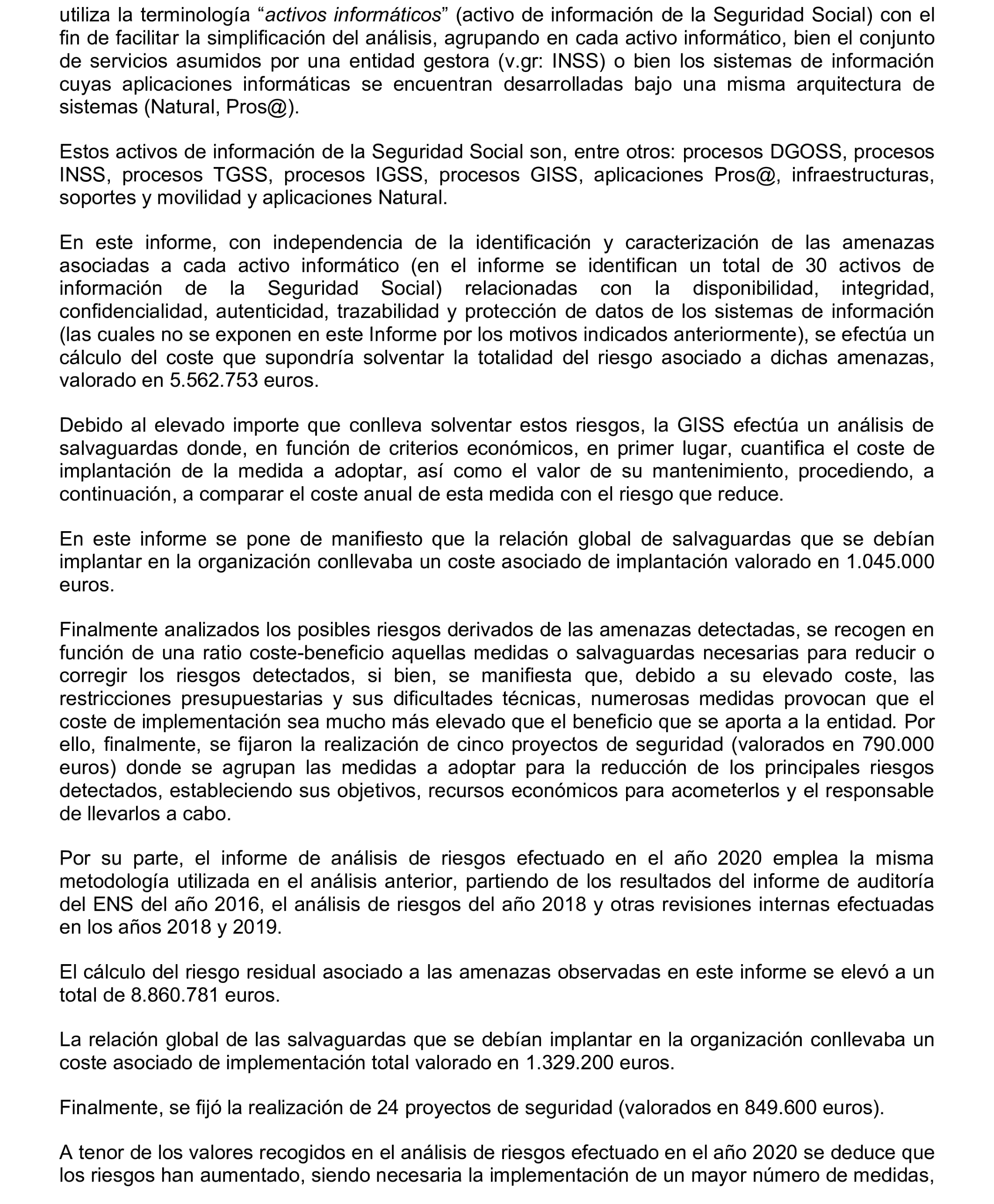 Imagen del artículo Resolución de 17 de septiembre de 2024, aprobada por la Comisión Mixta para las Relaciones con el Tribunal de Cuentas, en relación con el Informe de fiscalización integral de la Gerencia de Informática de la Seguridad Social, ejercicios 2018 y 2019.