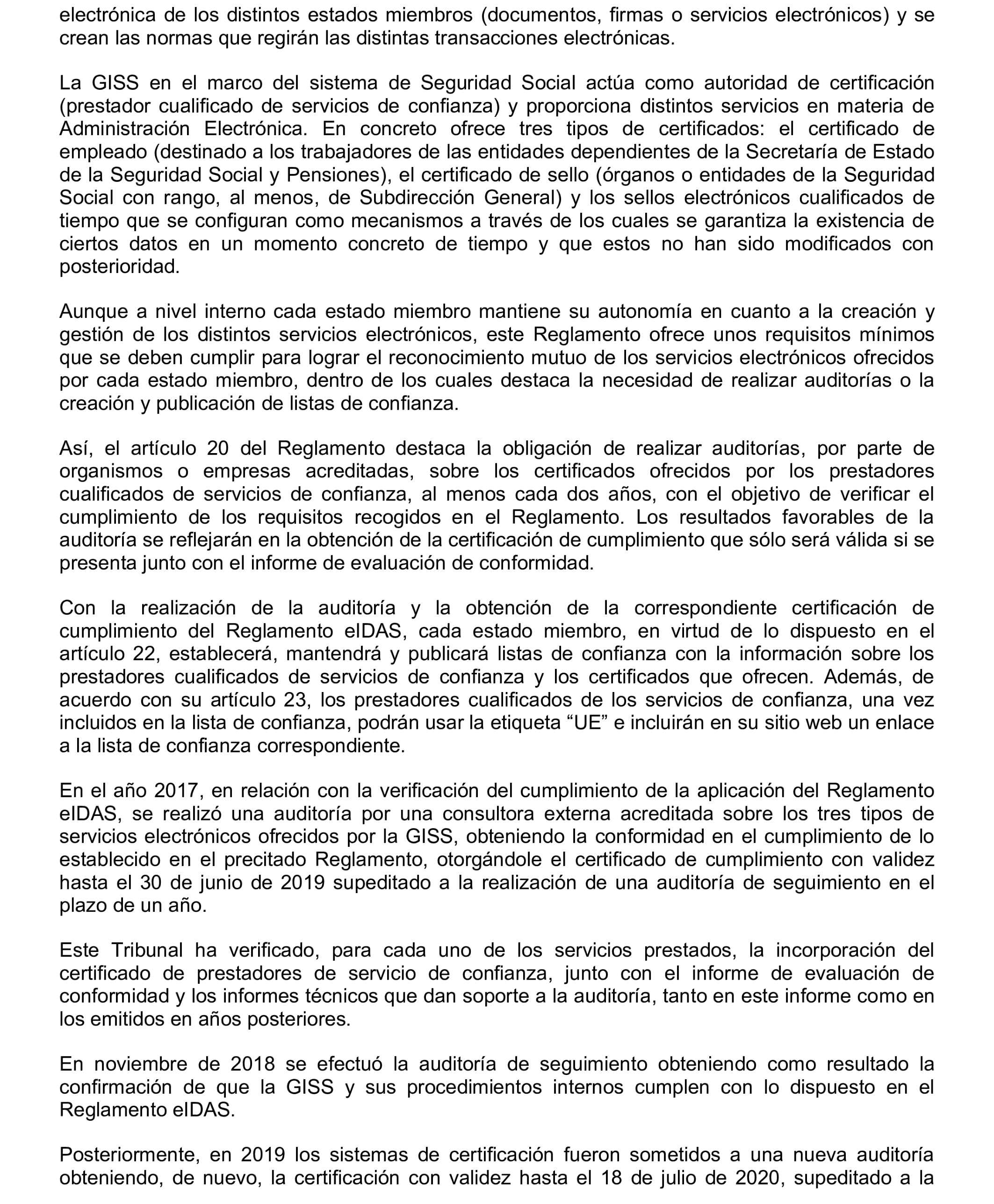 Imagen del artículo Resolución de 17 de septiembre de 2024, aprobada por la Comisión Mixta para las Relaciones con el Tribunal de Cuentas, en relación con el Informe de fiscalización integral de la Gerencia de Informática de la Seguridad Social, ejercicios 2018 y 2019.