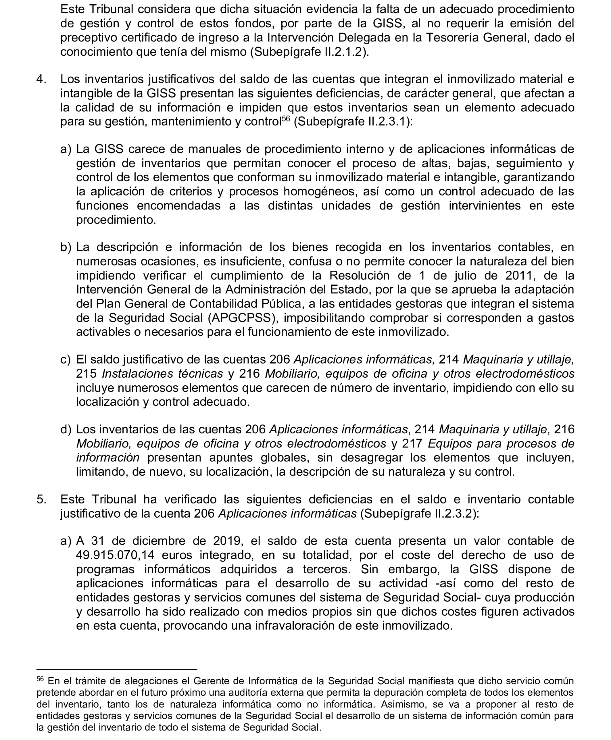 Imagen del artículo Resolución de 17 de septiembre de 2024, aprobada por la Comisión Mixta para las Relaciones con el Tribunal de Cuentas, en relación con el Informe de fiscalización integral de la Gerencia de Informática de la Seguridad Social, ejercicios 2018 y 2019.