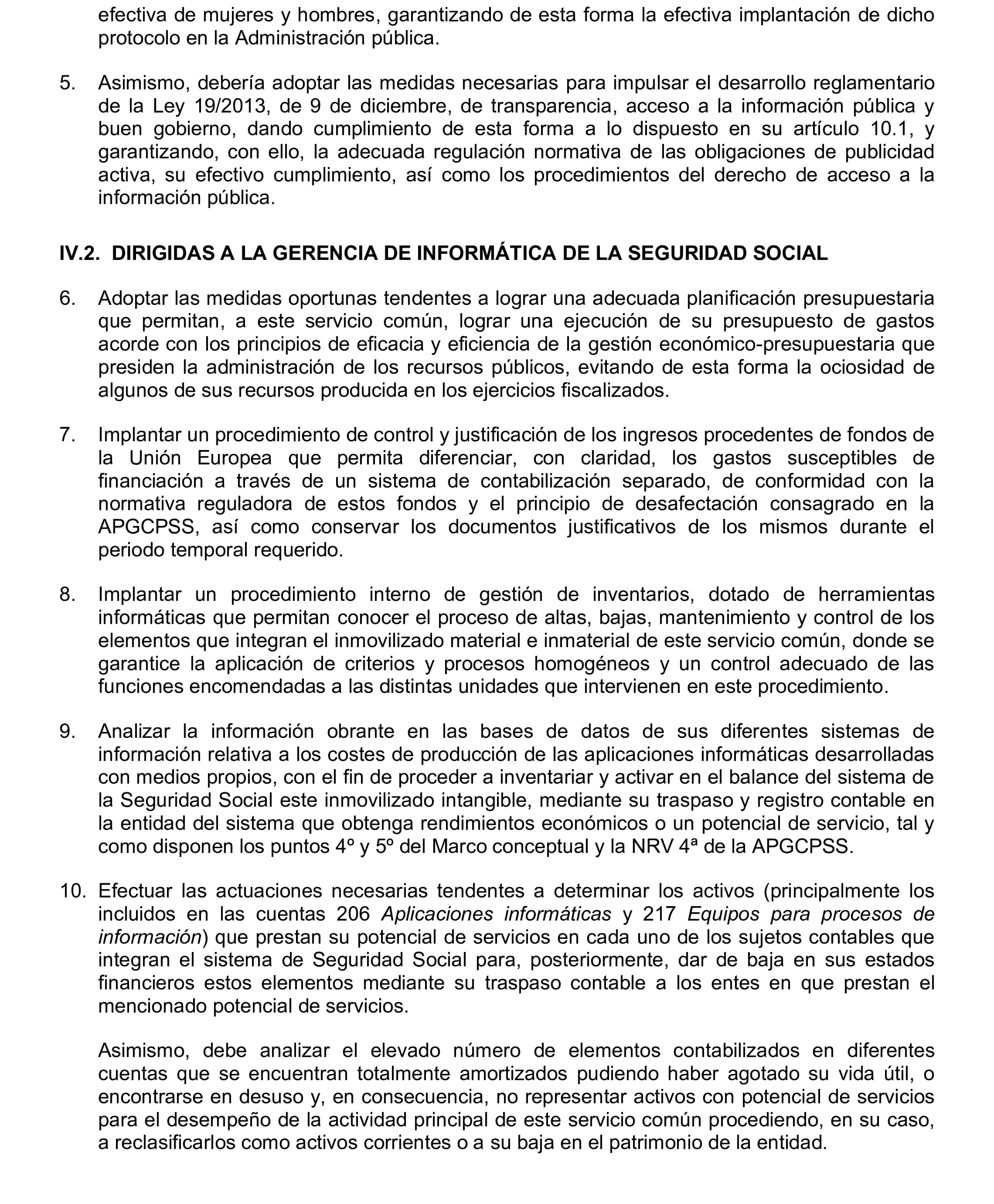 Imagen del artículo Resolución de 17 de septiembre de 2024, aprobada por la Comisión Mixta para las Relaciones con el Tribunal de Cuentas, en relación con el Informe de fiscalización integral de la Gerencia de Informática de la Seguridad Social, ejercicios 2018 y 2019.