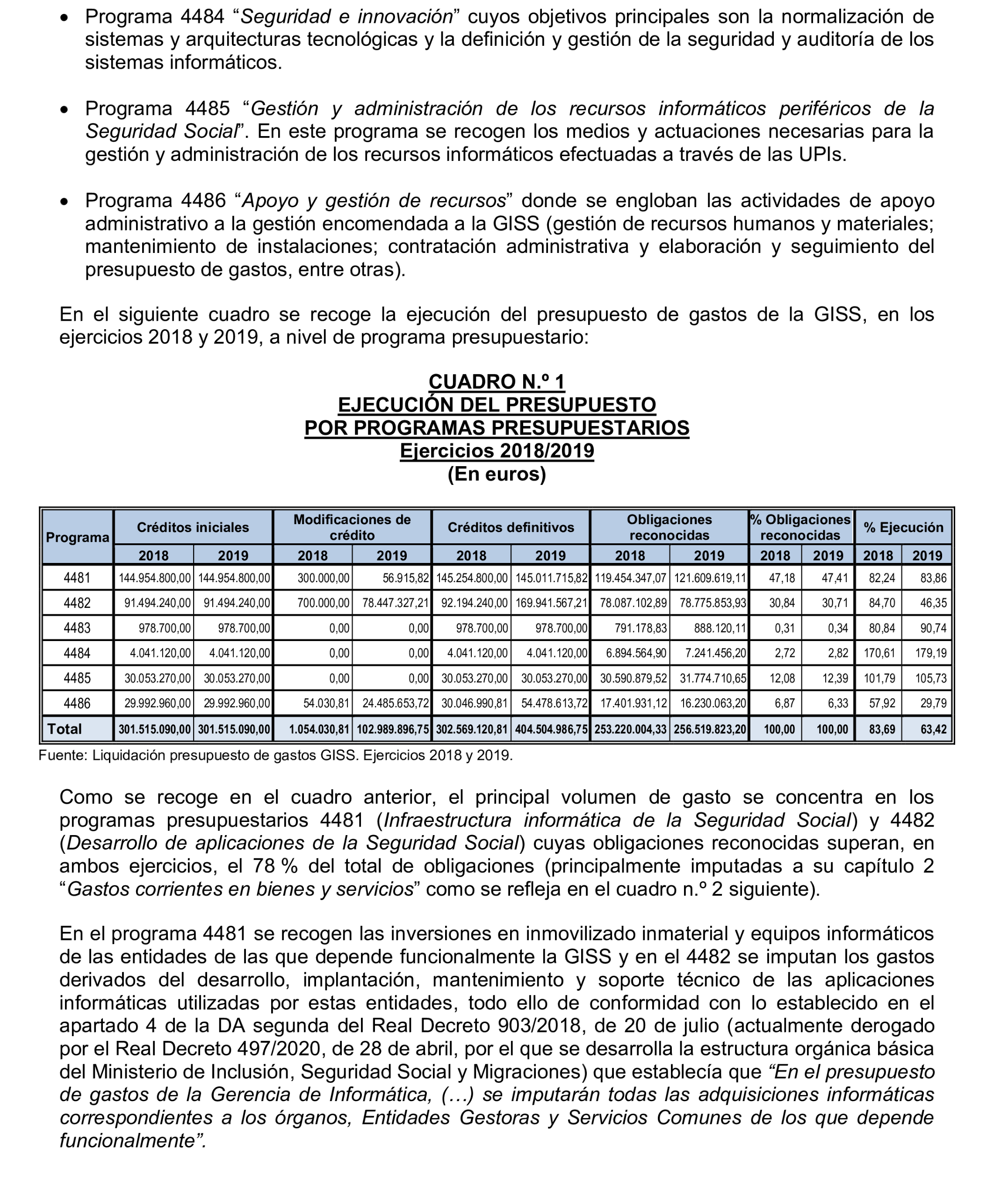 Imagen del artículo Resolución de 17 de septiembre de 2024, aprobada por la Comisión Mixta para las Relaciones con el Tribunal de Cuentas, en relación con el Informe de fiscalización integral de la Gerencia de Informática de la Seguridad Social, ejercicios 2018 y 2019.