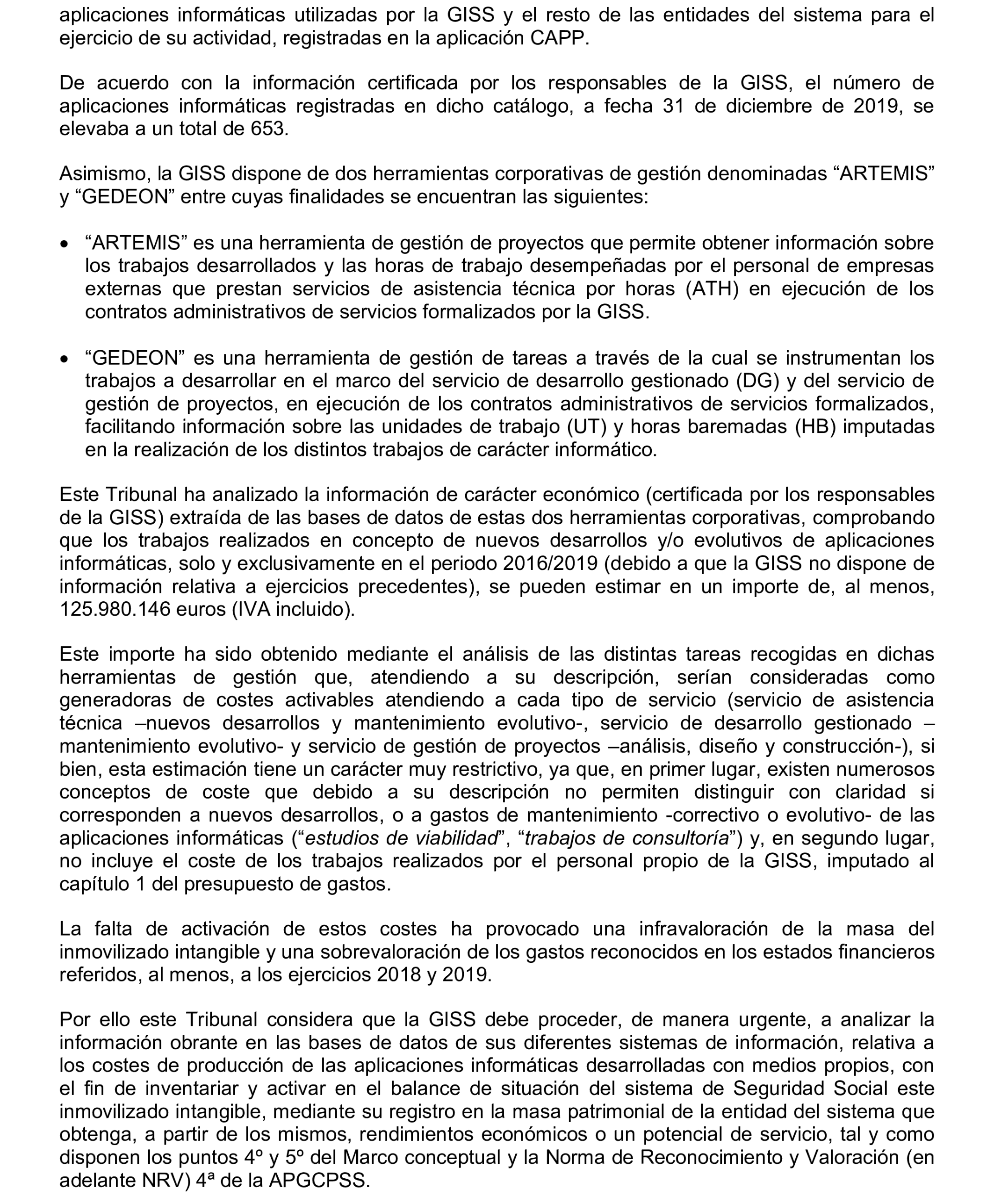 Imagen del artículo Resolución de 17 de septiembre de 2024, aprobada por la Comisión Mixta para las Relaciones con el Tribunal de Cuentas, en relación con el Informe de fiscalización integral de la Gerencia de Informática de la Seguridad Social, ejercicios 2018 y 2019.