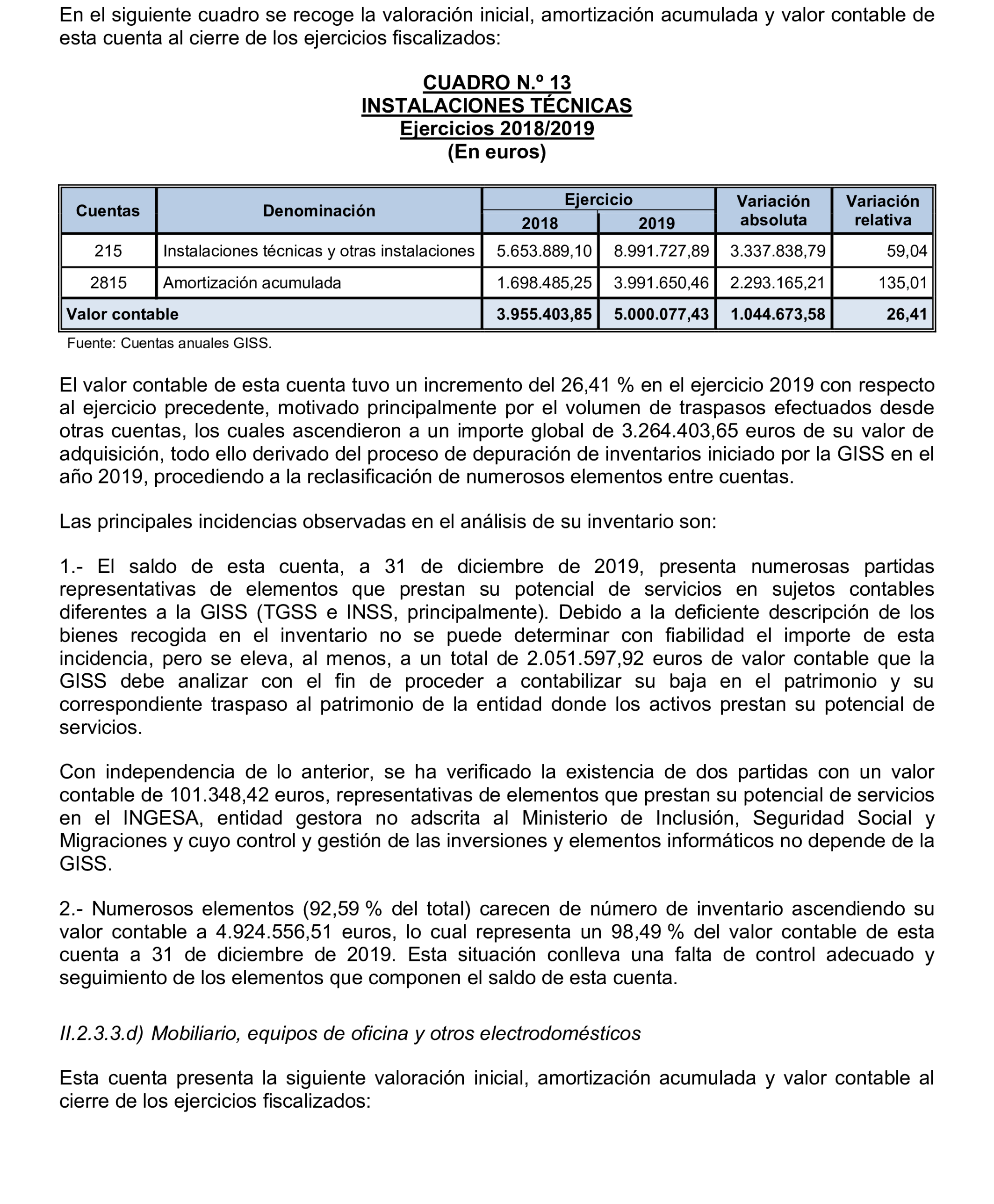 Imagen del artículo Resolución de 17 de septiembre de 2024, aprobada por la Comisión Mixta para las Relaciones con el Tribunal de Cuentas, en relación con el Informe de fiscalización integral de la Gerencia de Informática de la Seguridad Social, ejercicios 2018 y 2019.