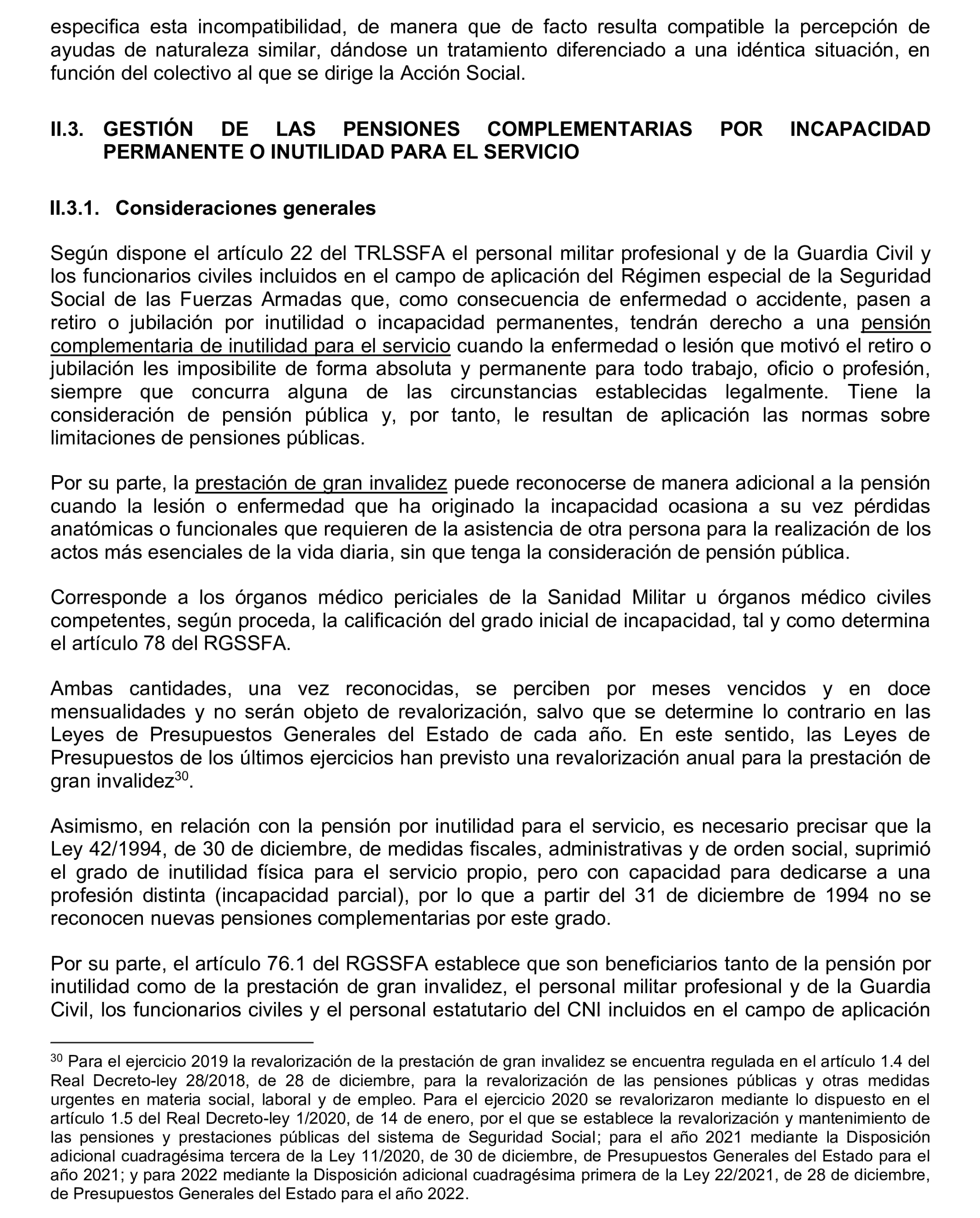 Imagen del artículo Resolución de 17 de septiembre de 2024, aprobada por la Comisión Mixta para las Relaciones con el Tribunal de Cuentas, en relación con el Informe de fiscalización operativa sobre la gestión de las prestaciones económicas y sociales reconocidas por el Instituto Social de las Fuerzas Armadas, ejercicio 2019.