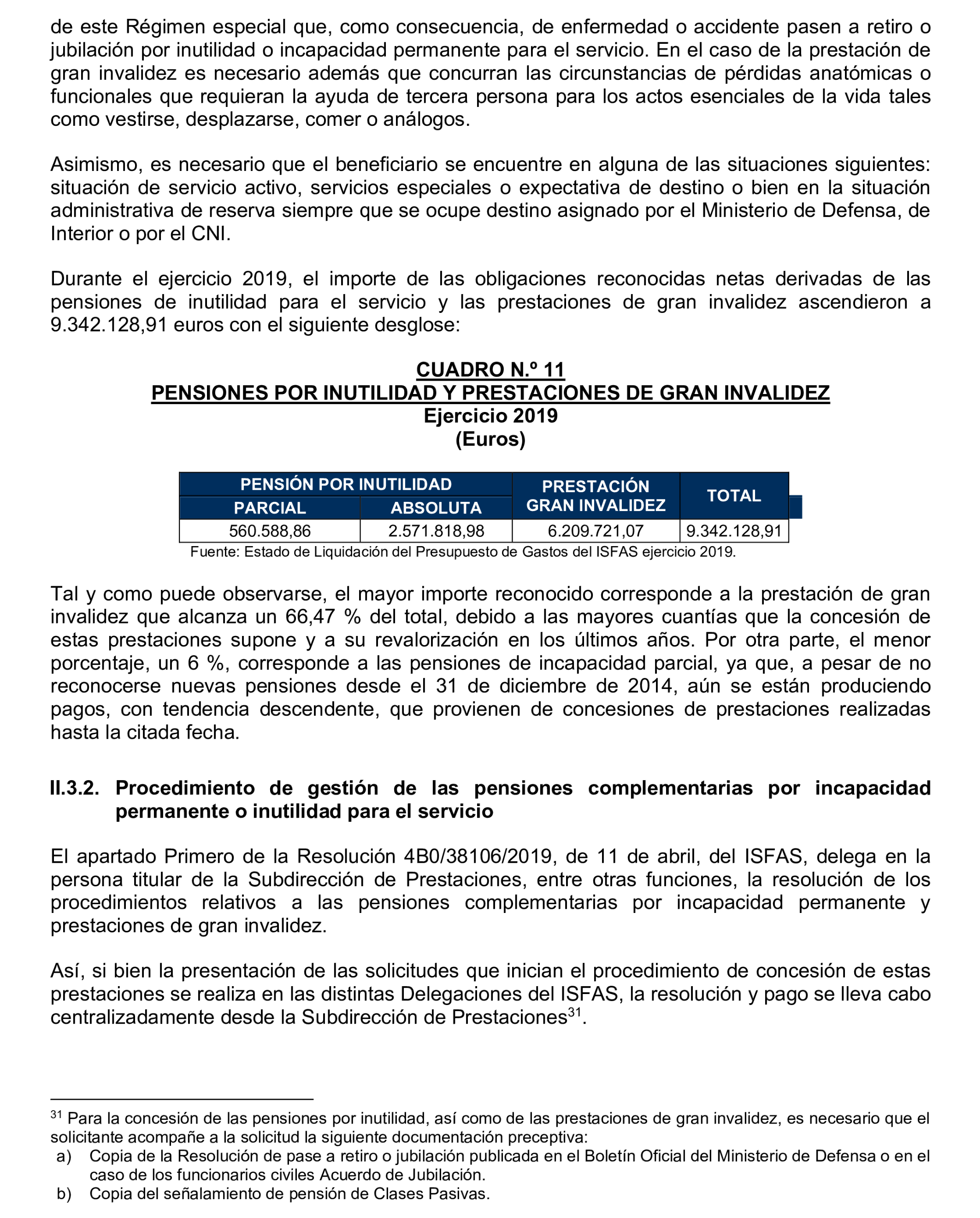 Imagen del artículo Resolución de 17 de septiembre de 2024, aprobada por la Comisión Mixta para las Relaciones con el Tribunal de Cuentas, en relación con el Informe de fiscalización operativa sobre la gestión de las prestaciones económicas y sociales reconocidas por el Instituto Social de las Fuerzas Armadas, ejercicio 2019.
