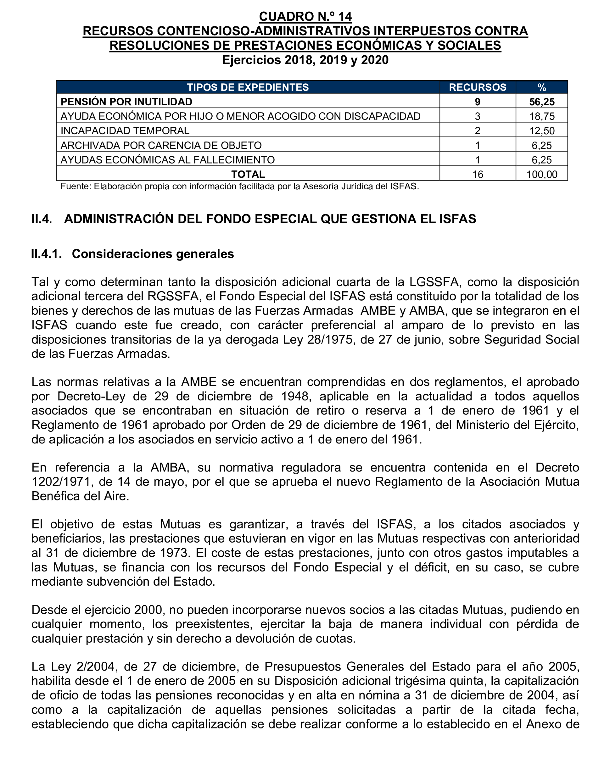 Imagen del artículo Resolución de 17 de septiembre de 2024, aprobada por la Comisión Mixta para las Relaciones con el Tribunal de Cuentas, en relación con el Informe de fiscalización operativa sobre la gestión de las prestaciones económicas y sociales reconocidas por el Instituto Social de las Fuerzas Armadas, ejercicio 2019.