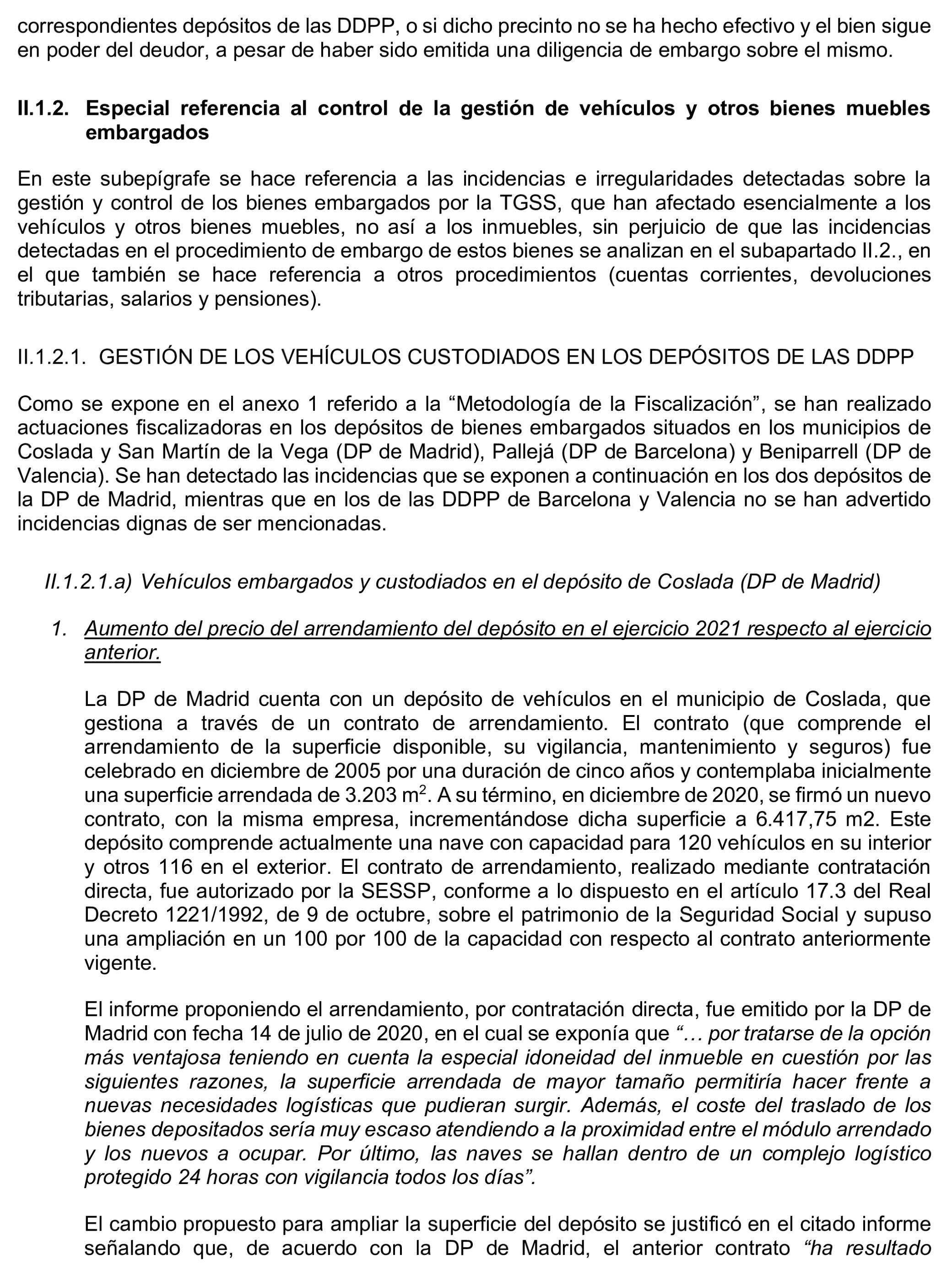 Imagen del artículo Resolución de 17 de septiembre de 2024, aprobada por la Comisión Mixta para las Relaciones con el Tribunal de Cuentas, en relación con el Informe de fiscalización operativa sobre la gestión de los bienes y derechos embargados por la Tesorería General de la Seguridad Social, ejercicio 2021.