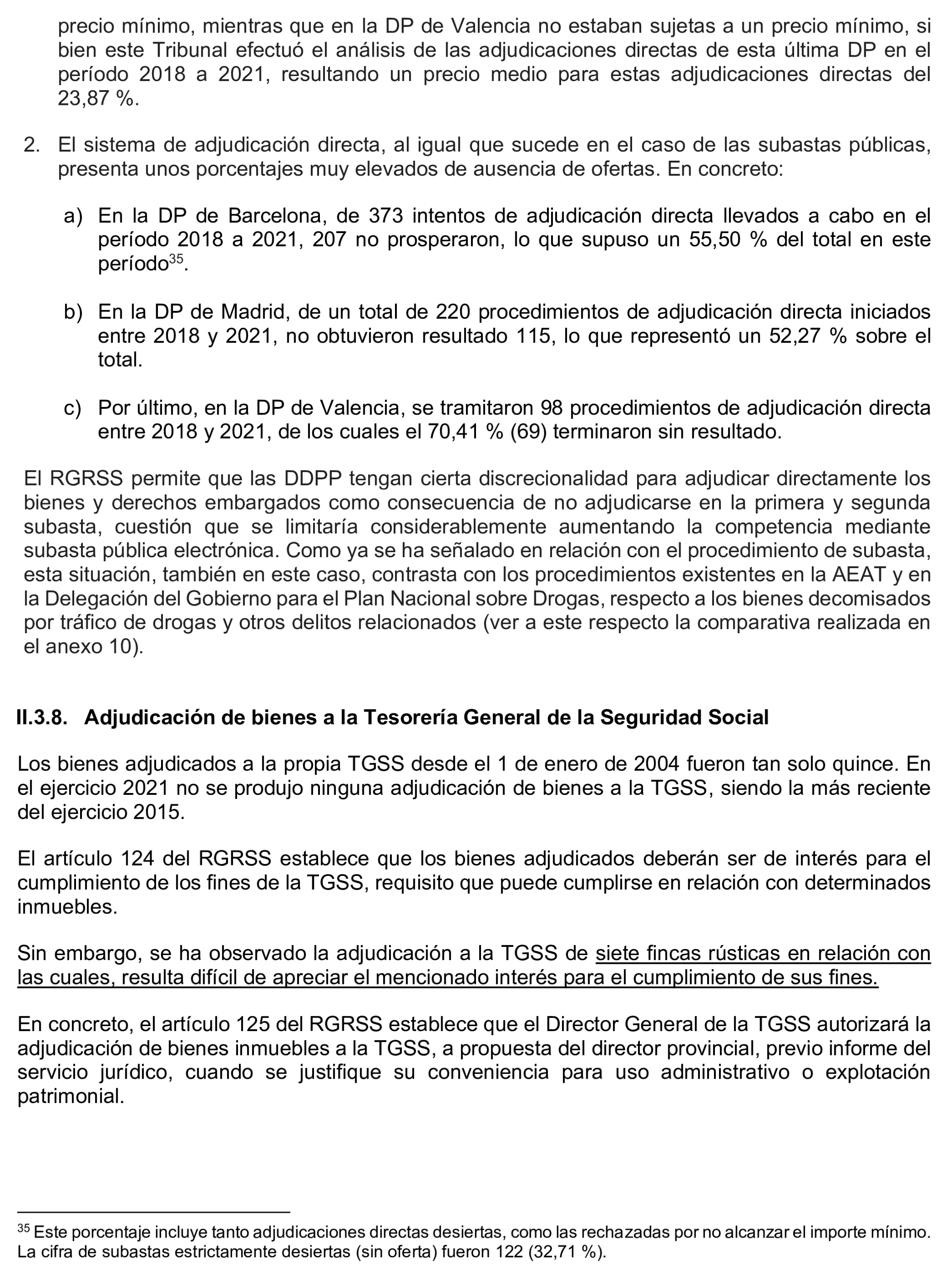 Imagen del artículo Resolución de 17 de septiembre de 2024, aprobada por la Comisión Mixta para las Relaciones con el Tribunal de Cuentas, en relación con el Informe de fiscalización operativa sobre la gestión de los bienes y derechos embargados por la Tesorería General de la Seguridad Social, ejercicio 2021.