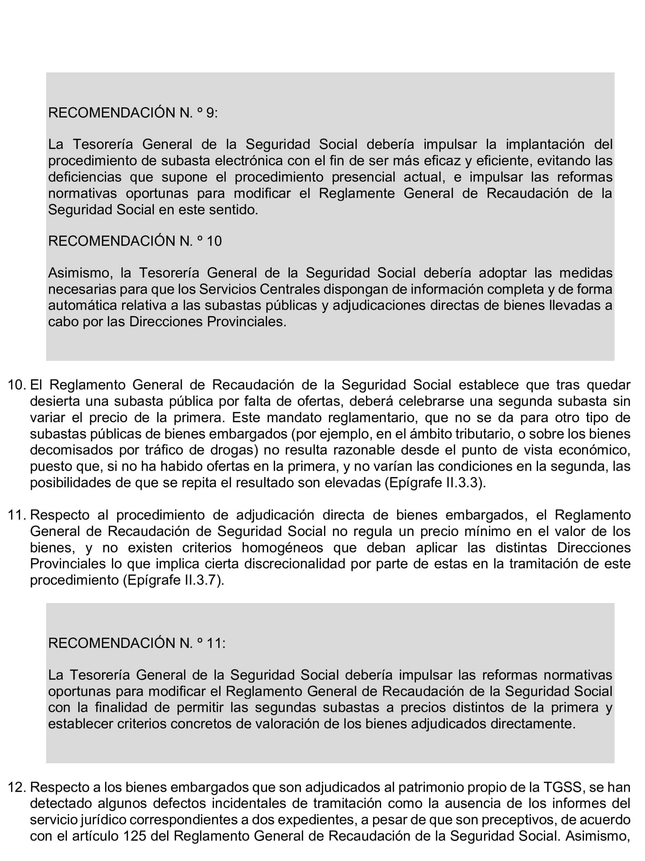 Imagen del artículo Resolución de 17 de septiembre de 2024, aprobada por la Comisión Mixta para las Relaciones con el Tribunal de Cuentas, en relación con el Informe de fiscalización operativa sobre la gestión de los bienes y derechos embargados por la Tesorería General de la Seguridad Social, ejercicio 2021.