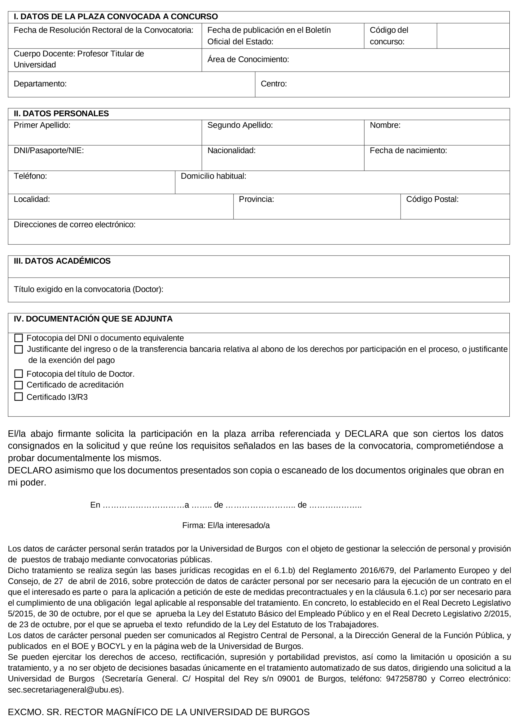 Imagen del artículo Resolución de 17 de diciembre de 2024, de la Universidad de Burgos, por la que se convoca concurso de acceso a plazas de cuerpos docentes universitarios.