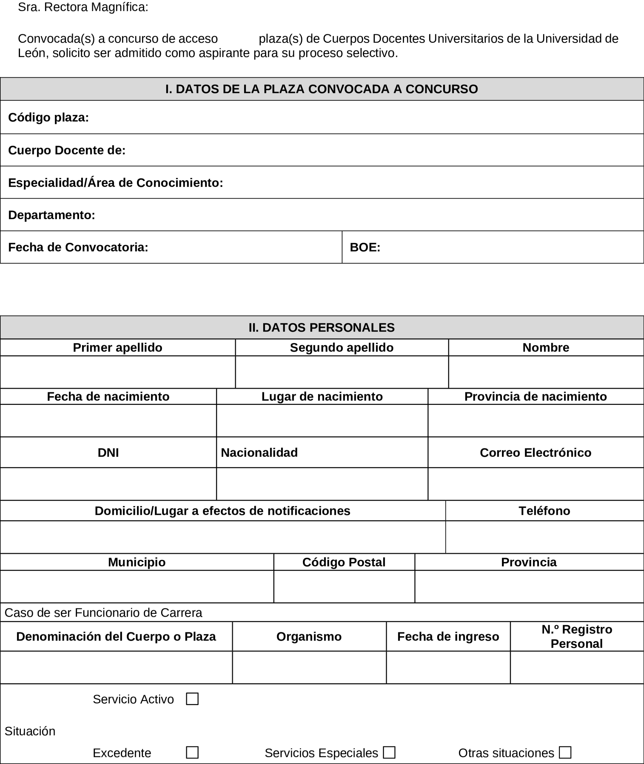 Imagen del artículo Resolución de 17 de diciembre de 2024, de la Universidad de León, por la que se convoca concurso de acceso a plaza de cuerpos docentes universitarios.