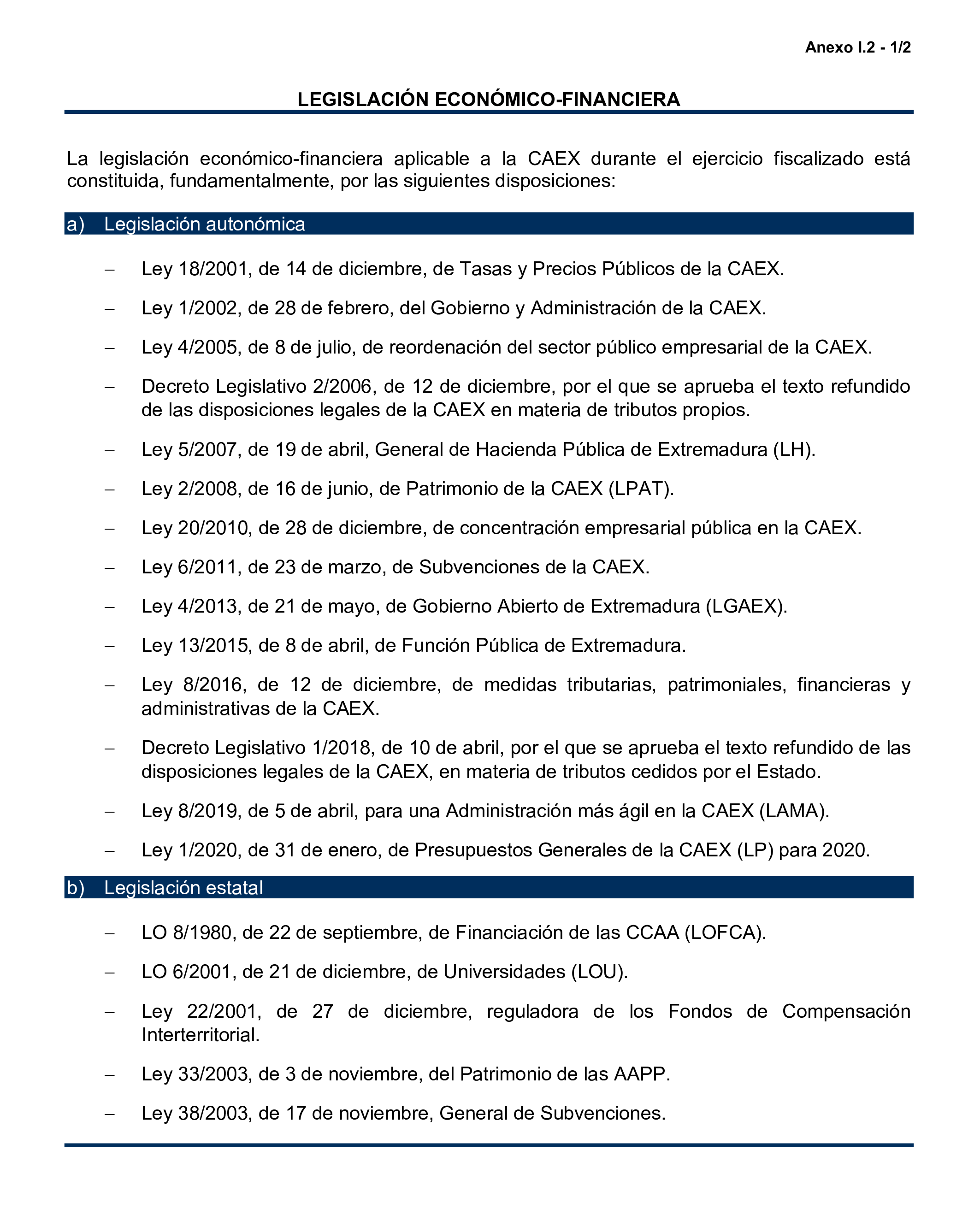Imagen del artículo Resolución de 24 de septiembre de 2024, aprobada por la Comisión Mixta para las Relaciones con el Tribunal de Cuentas, en relación con el Informe de fiscalización de la Cuenta General de la Comunidad Autónoma de Extremadura, ejercicio 2020.