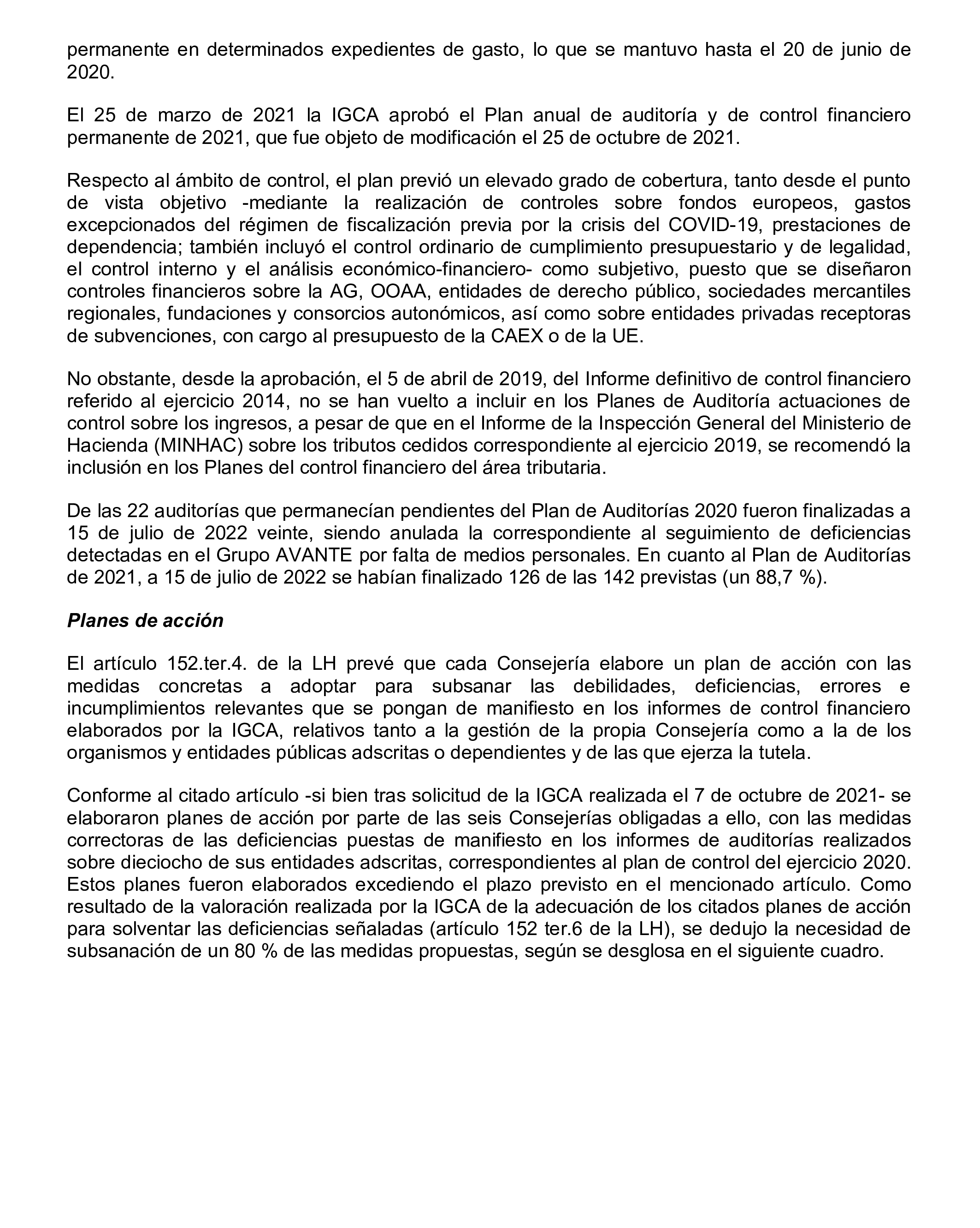 Imagen del artículo Resolución de 24 de septiembre de 2024, aprobada por la Comisión Mixta para las Relaciones con el Tribunal de Cuentas, en relación con el Informe de fiscalización de la Cuenta General de la Comunidad Autónoma de Extremadura, ejercicio 2020.