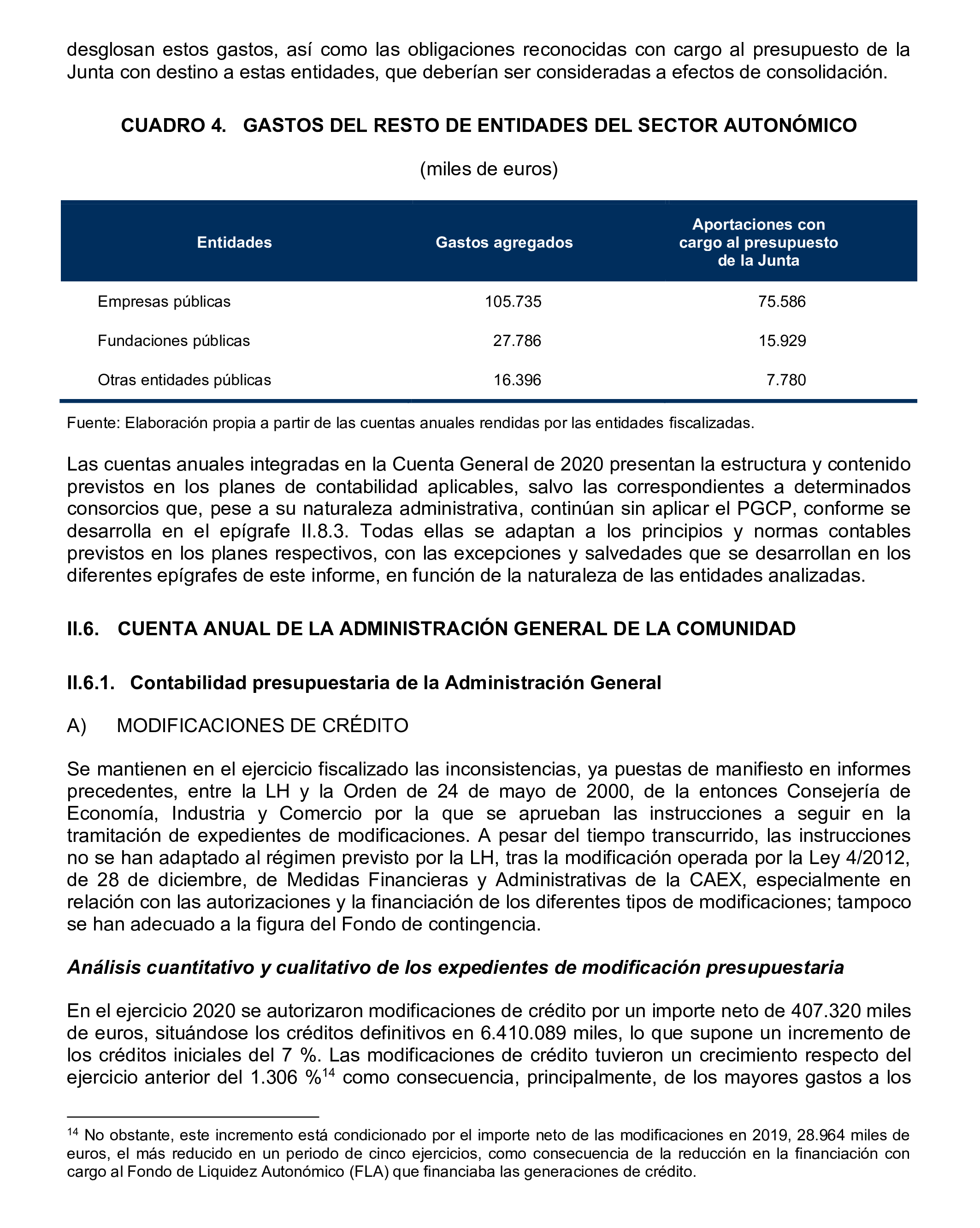 Imagen del artículo Resolución de 24 de septiembre de 2024, aprobada por la Comisión Mixta para las Relaciones con el Tribunal de Cuentas, en relación con el Informe de fiscalización de la Cuenta General de la Comunidad Autónoma de Extremadura, ejercicio 2020.