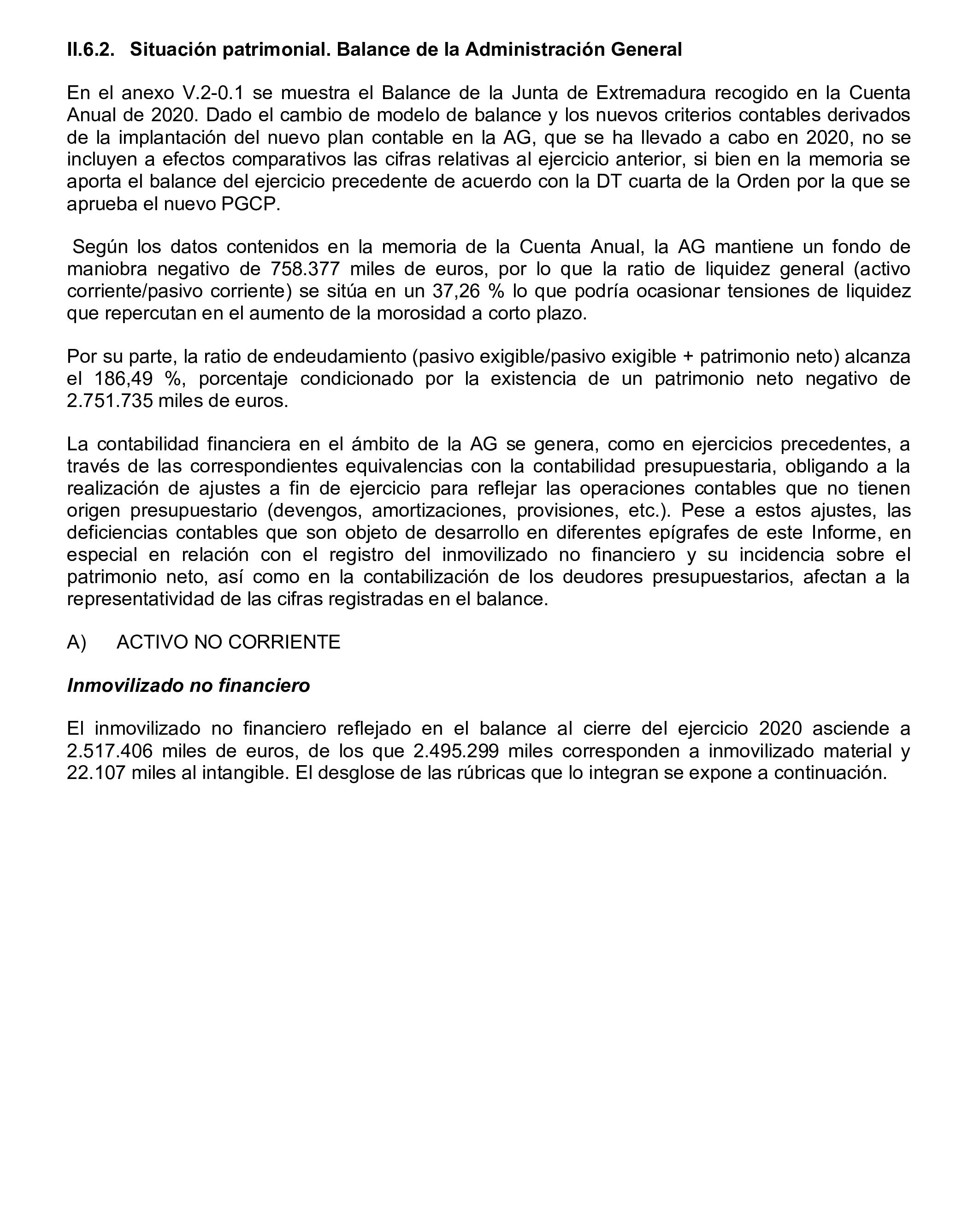Imagen del artículo Resolución de 24 de septiembre de 2024, aprobada por la Comisión Mixta para las Relaciones con el Tribunal de Cuentas, en relación con el Informe de fiscalización de la Cuenta General de la Comunidad Autónoma de Extremadura, ejercicio 2020.