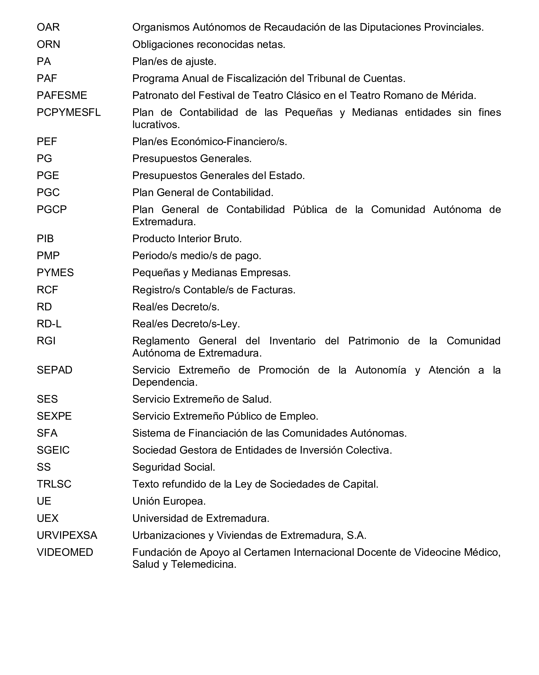 Imagen del artículo Resolución de 24 de septiembre de 2024, aprobada por la Comisión Mixta para las Relaciones con el Tribunal de Cuentas, en relación con el Informe de fiscalización de la Cuenta General de la Comunidad Autónoma de Extremadura, ejercicio 2020.