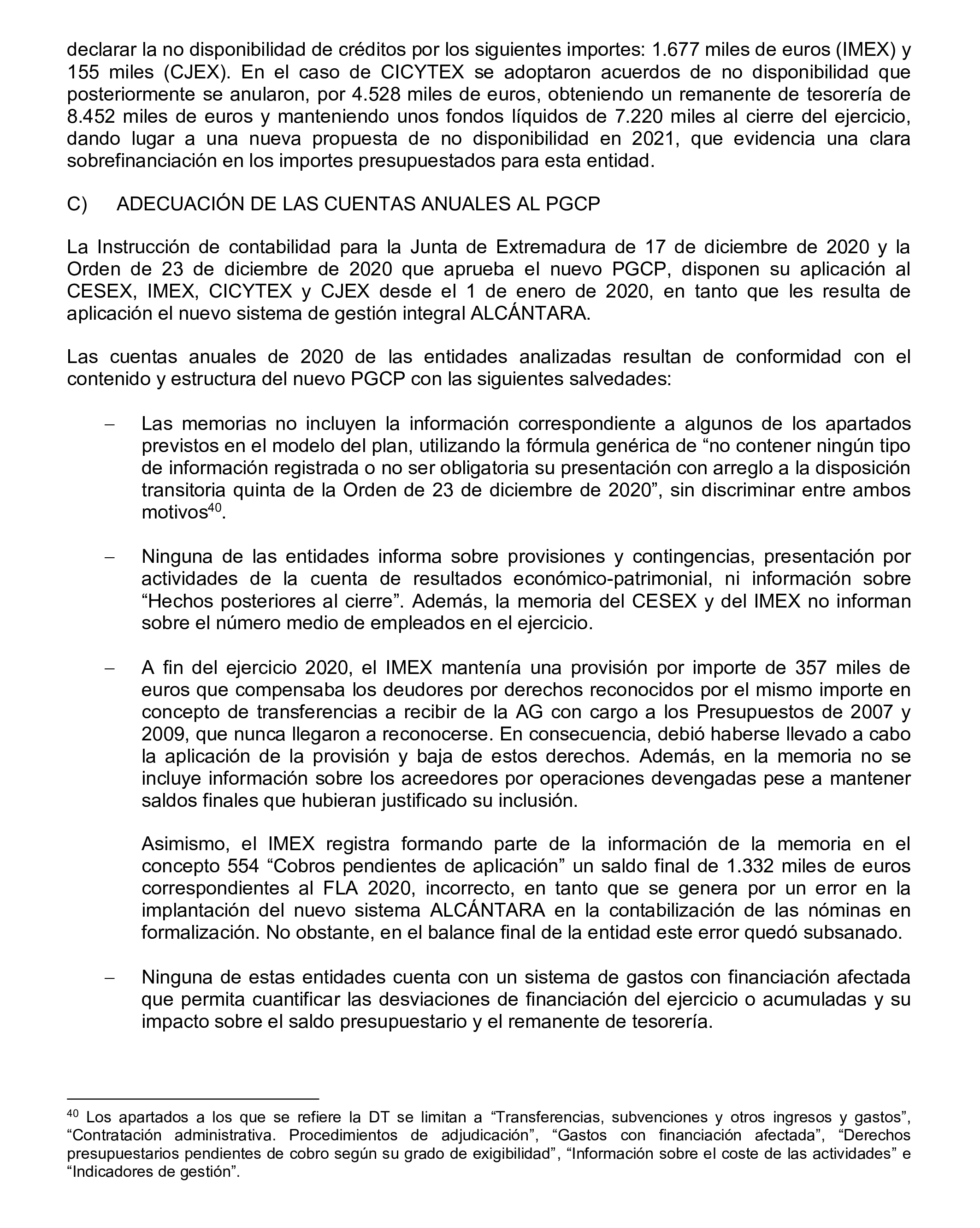 Imagen del artículo Resolución de 24 de septiembre de 2024, aprobada por la Comisión Mixta para las Relaciones con el Tribunal de Cuentas, en relación con el Informe de fiscalización de la Cuenta General de la Comunidad Autónoma de Extremadura, ejercicio 2020.
