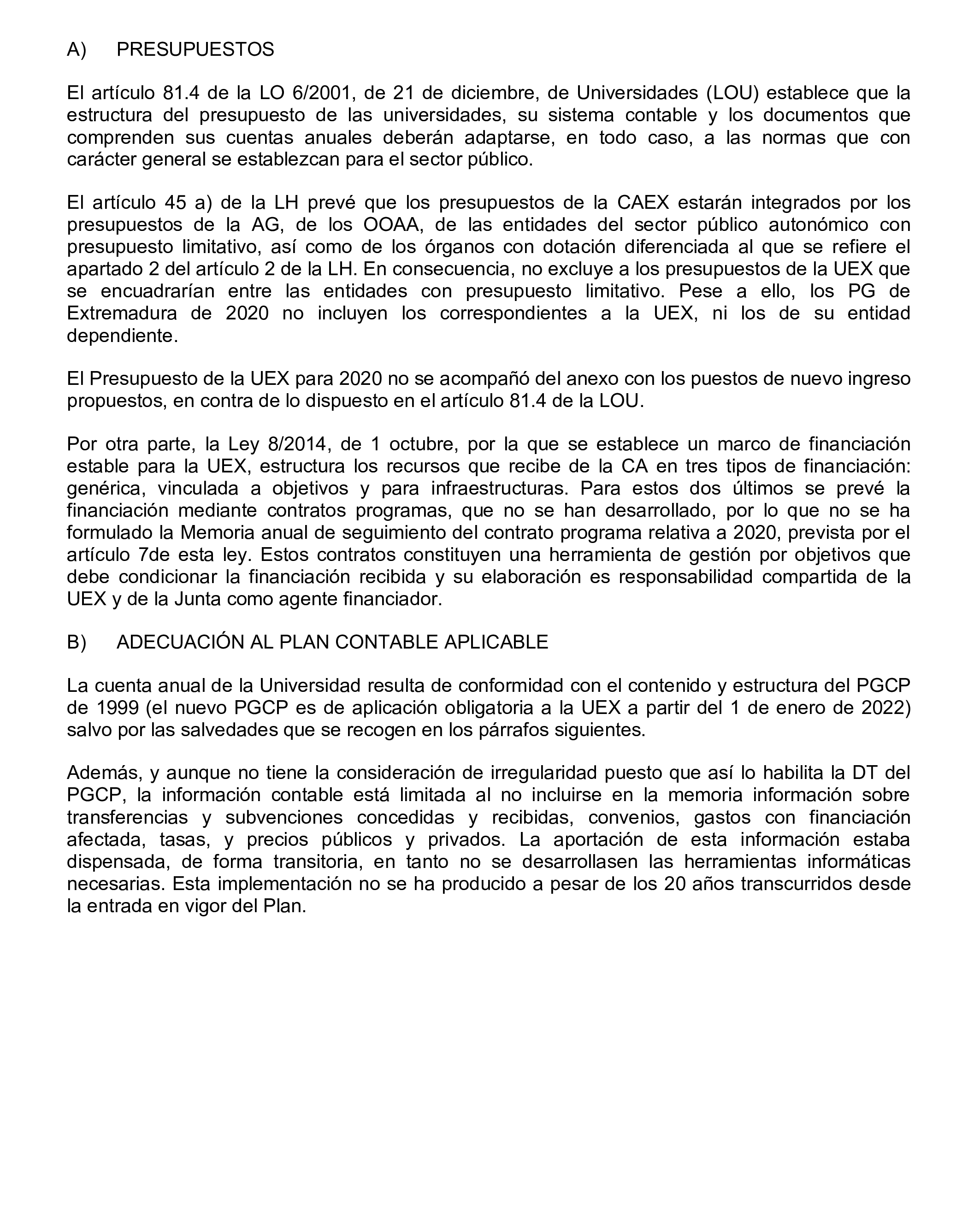 Imagen del artículo Resolución de 24 de septiembre de 2024, aprobada por la Comisión Mixta para las Relaciones con el Tribunal de Cuentas, en relación con el Informe de fiscalización de la Cuenta General de la Comunidad Autónoma de Extremadura, ejercicio 2020.