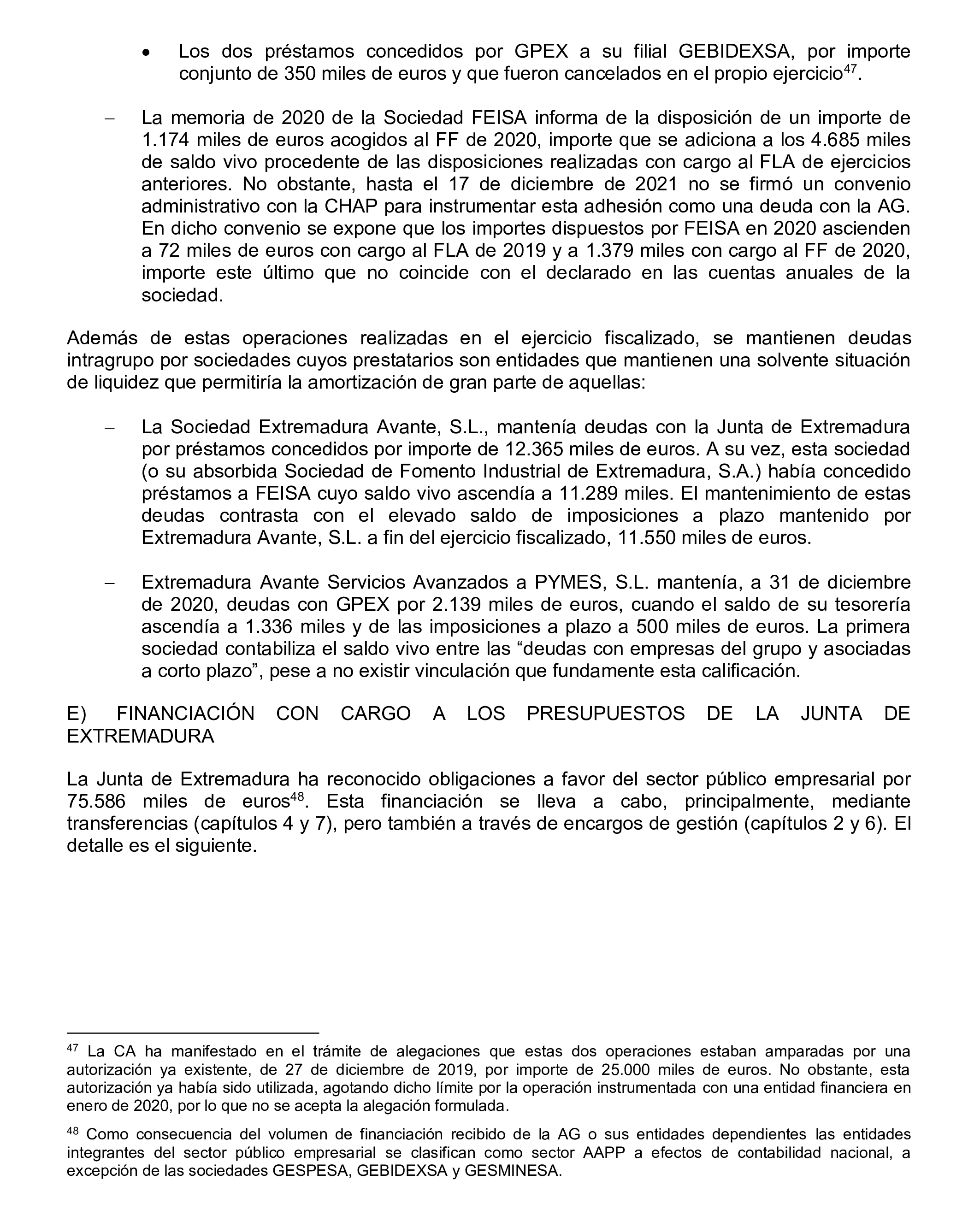 Imagen del artículo Resolución de 24 de septiembre de 2024, aprobada por la Comisión Mixta para las Relaciones con el Tribunal de Cuentas, en relación con el Informe de fiscalización de la Cuenta General de la Comunidad Autónoma de Extremadura, ejercicio 2020.