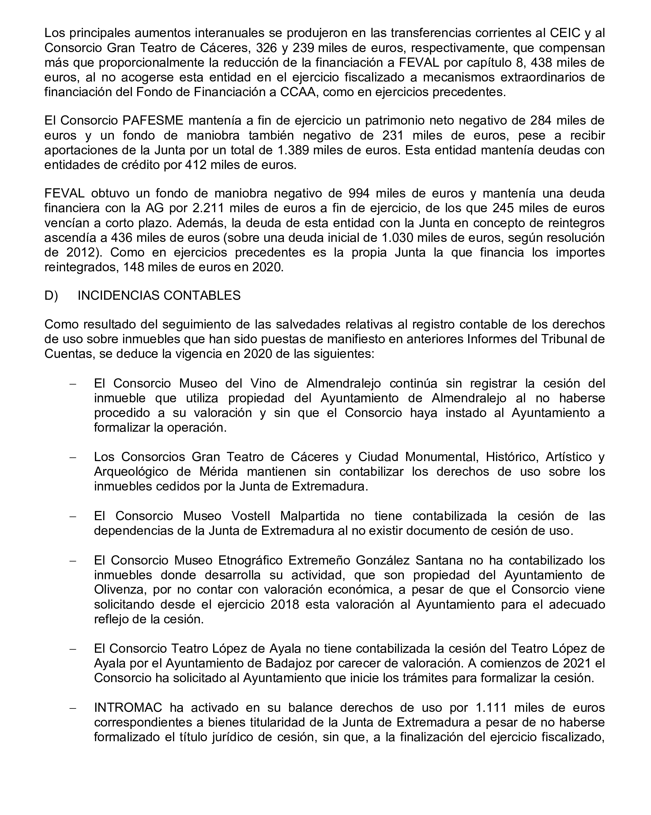 Imagen del artículo Resolución de 24 de septiembre de 2024, aprobada por la Comisión Mixta para las Relaciones con el Tribunal de Cuentas, en relación con el Informe de fiscalización de la Cuenta General de la Comunidad Autónoma de Extremadura, ejercicio 2020.