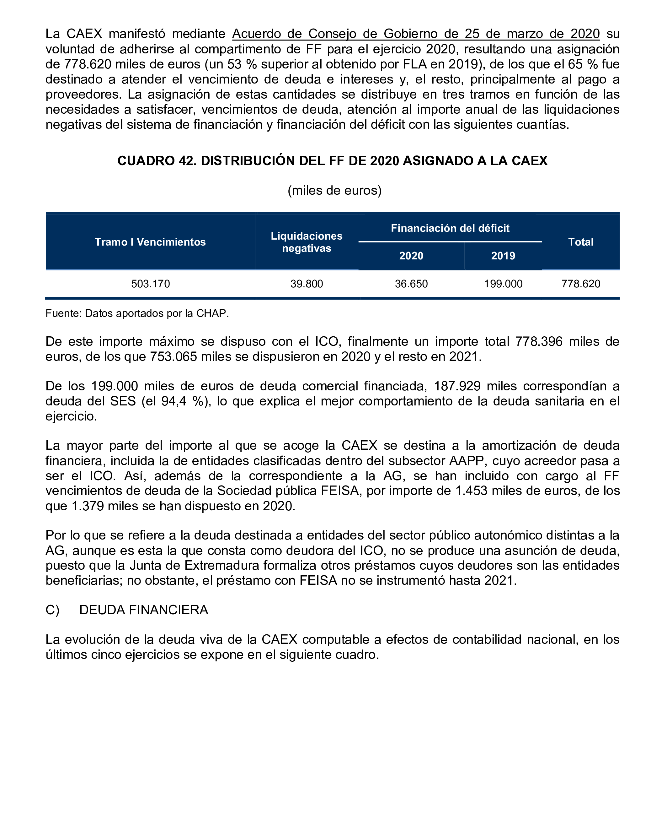 Imagen del artículo Resolución de 24 de septiembre de 2024, aprobada por la Comisión Mixta para las Relaciones con el Tribunal de Cuentas, en relación con el Informe de fiscalización de la Cuenta General de la Comunidad Autónoma de Extremadura, ejercicio 2020.