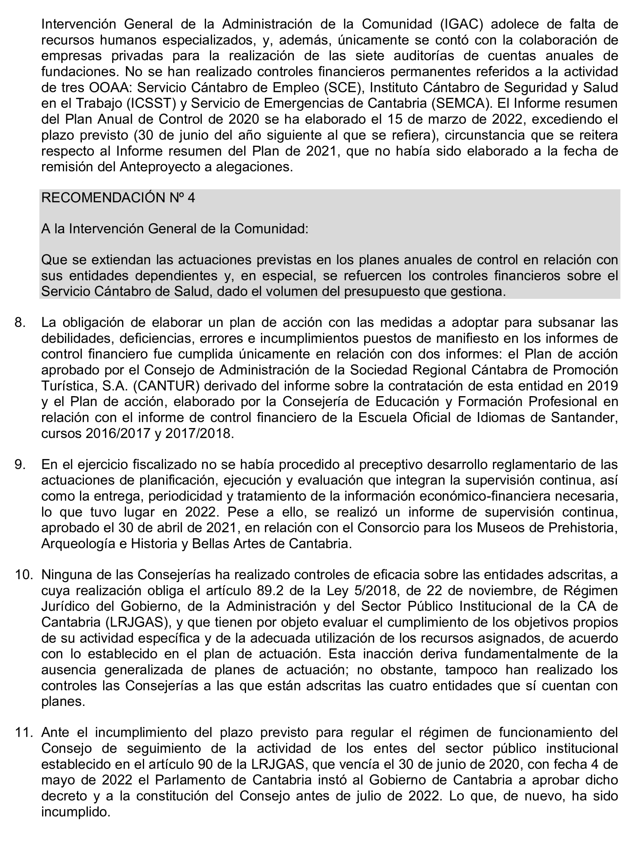 Imagen del artículo Resolución de 24 de septiembre de 2024, aprobada por la Comisión Mixta para las Relaciones con el Tribunal de Cuentas, en relación con el Informe de fiscalización de la Cuenta General de la Comunidad Autónoma de Cantabria, ejercicio 2020.