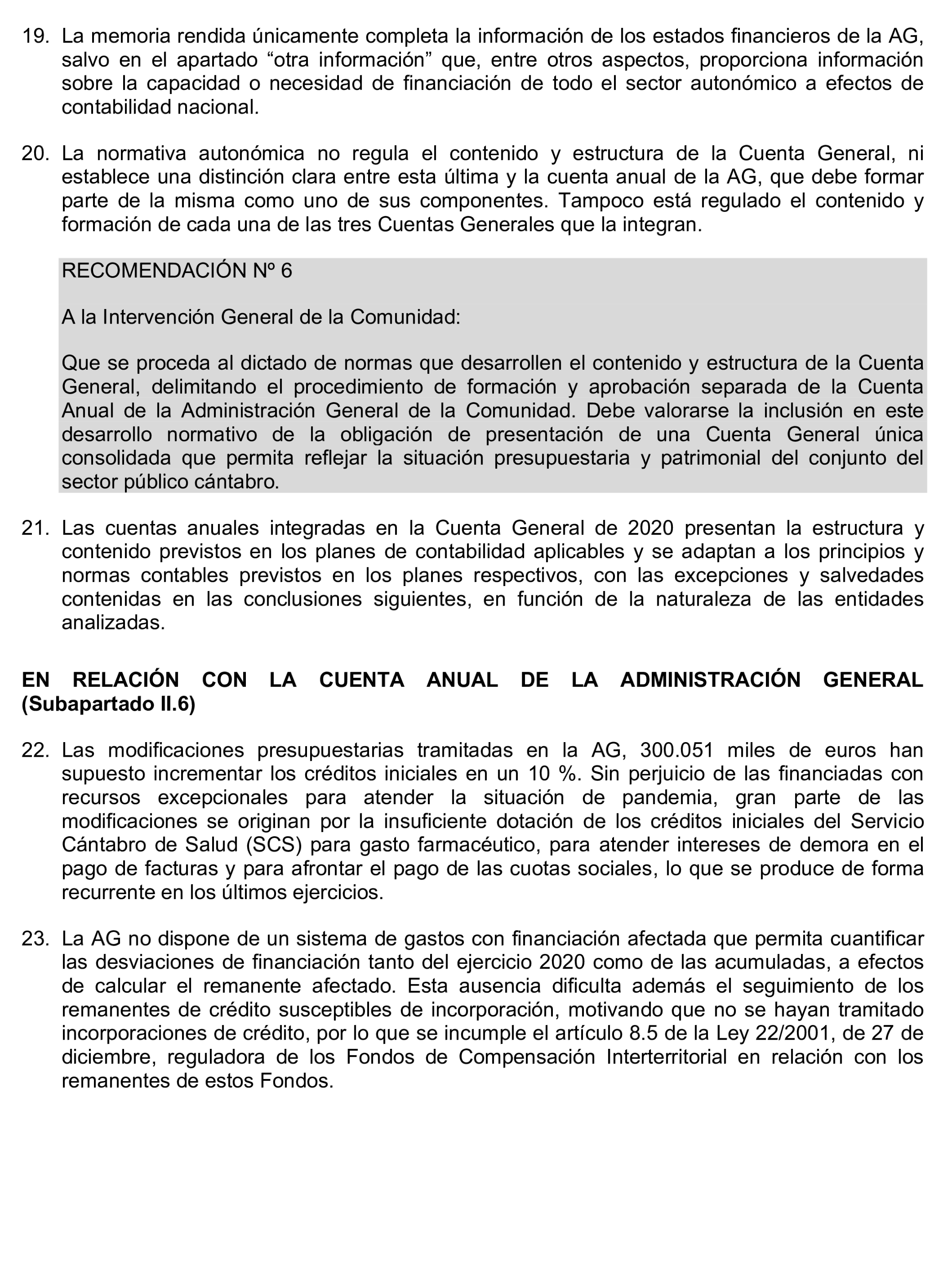 Imagen del artículo Resolución de 24 de septiembre de 2024, aprobada por la Comisión Mixta para las Relaciones con el Tribunal de Cuentas, en relación con el Informe de fiscalización de la Cuenta General de la Comunidad Autónoma de Cantabria, ejercicio 2020.