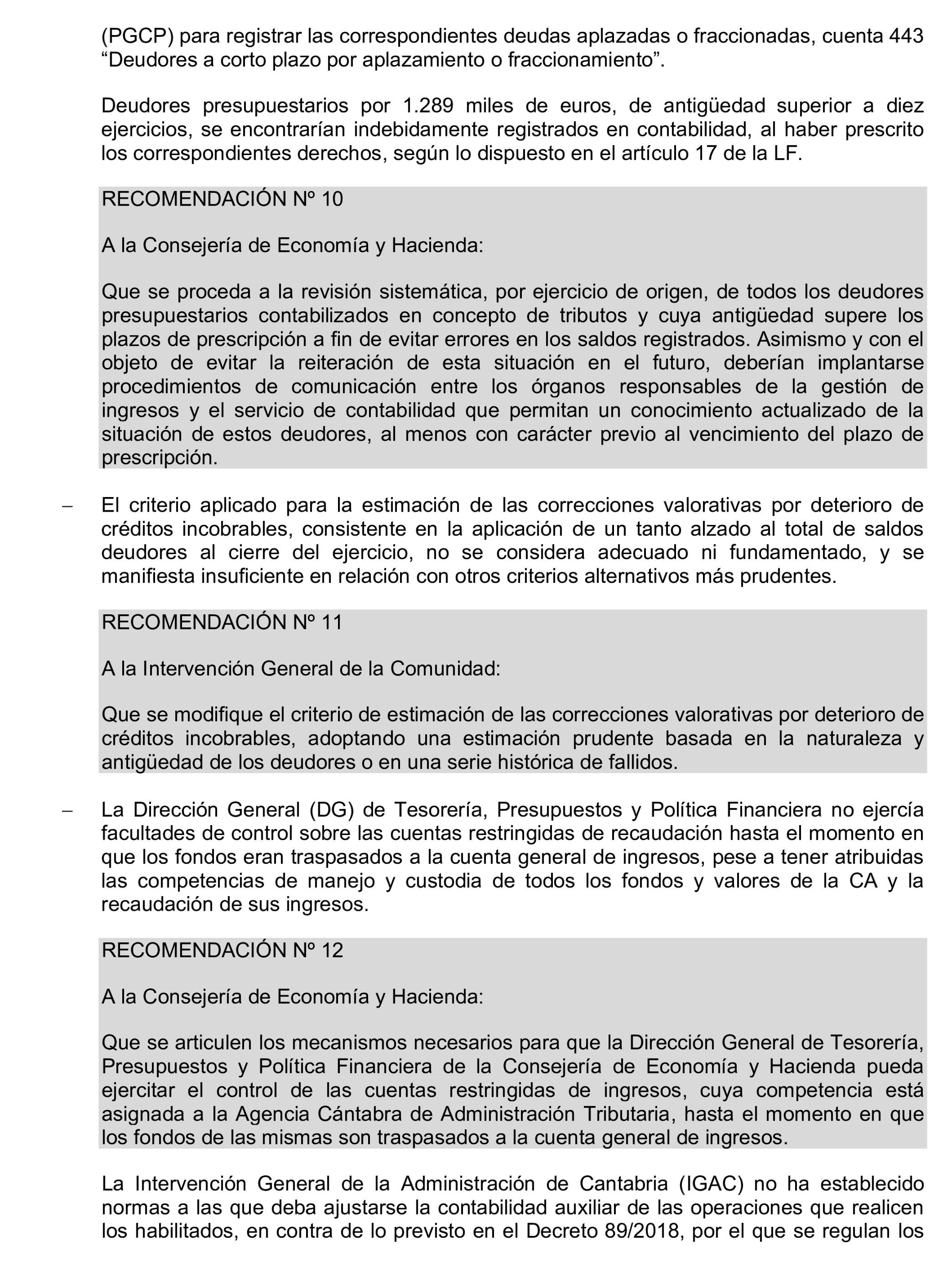 Imagen del artículo Resolución de 24 de septiembre de 2024, aprobada por la Comisión Mixta para las Relaciones con el Tribunal de Cuentas, en relación con el Informe de fiscalización de la Cuenta General de la Comunidad Autónoma de Cantabria, ejercicio 2020.