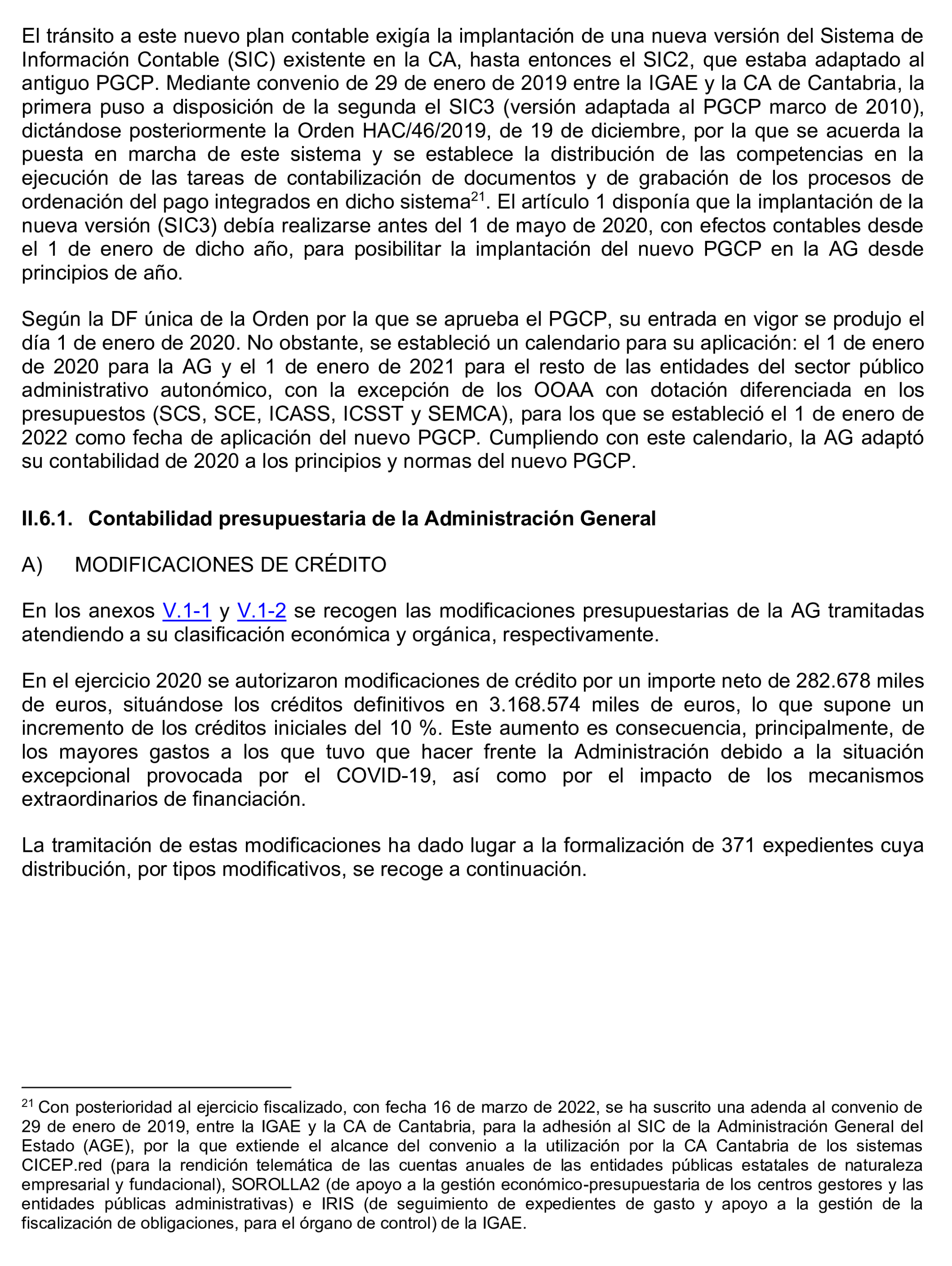 Imagen del artículo Resolución de 24 de septiembre de 2024, aprobada por la Comisión Mixta para las Relaciones con el Tribunal de Cuentas, en relación con el Informe de fiscalización de la Cuenta General de la Comunidad Autónoma de Cantabria, ejercicio 2020.