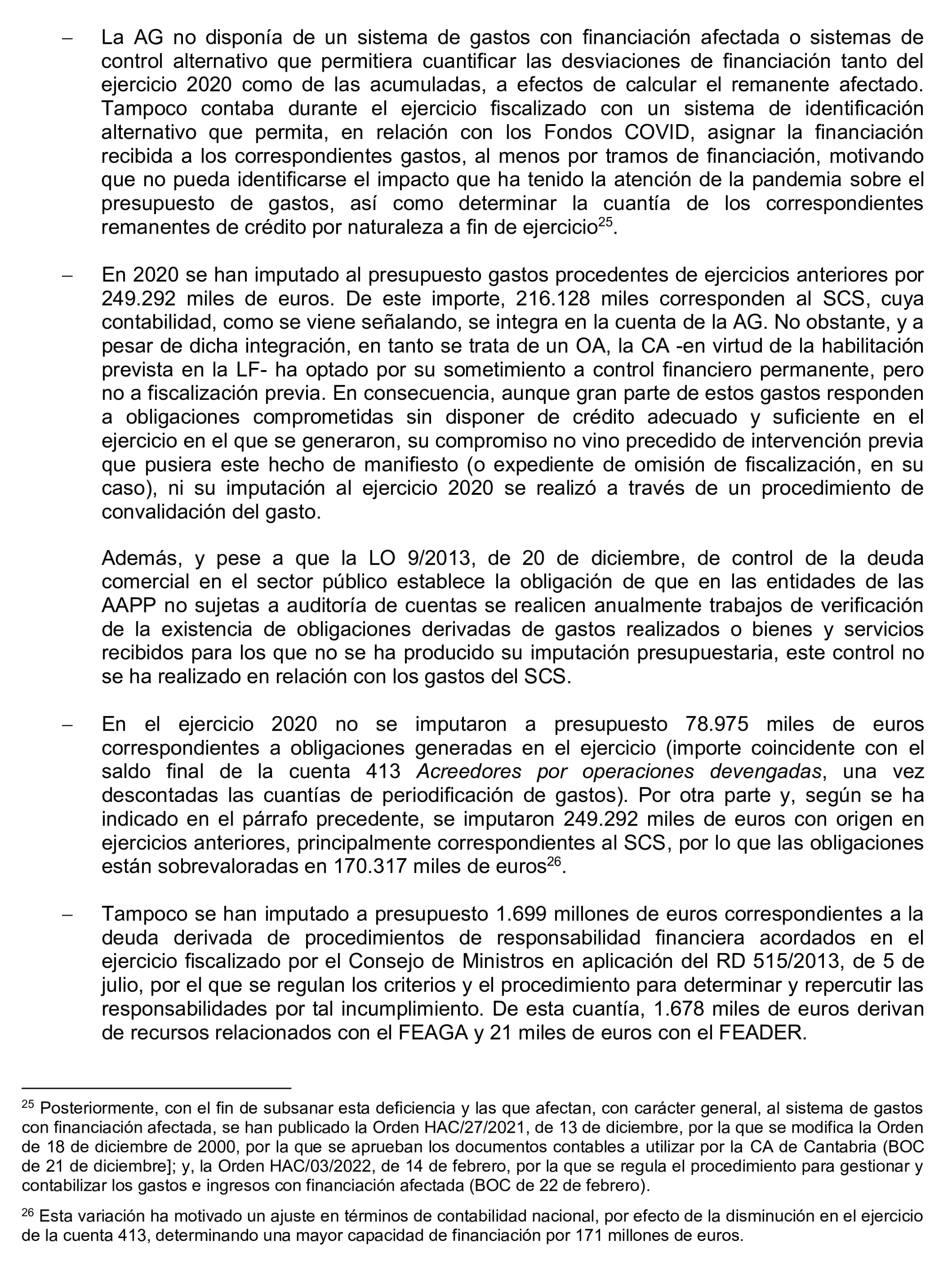 Imagen del artículo Resolución de 24 de septiembre de 2024, aprobada por la Comisión Mixta para las Relaciones con el Tribunal de Cuentas, en relación con el Informe de fiscalización de la Cuenta General de la Comunidad Autónoma de Cantabria, ejercicio 2020.
