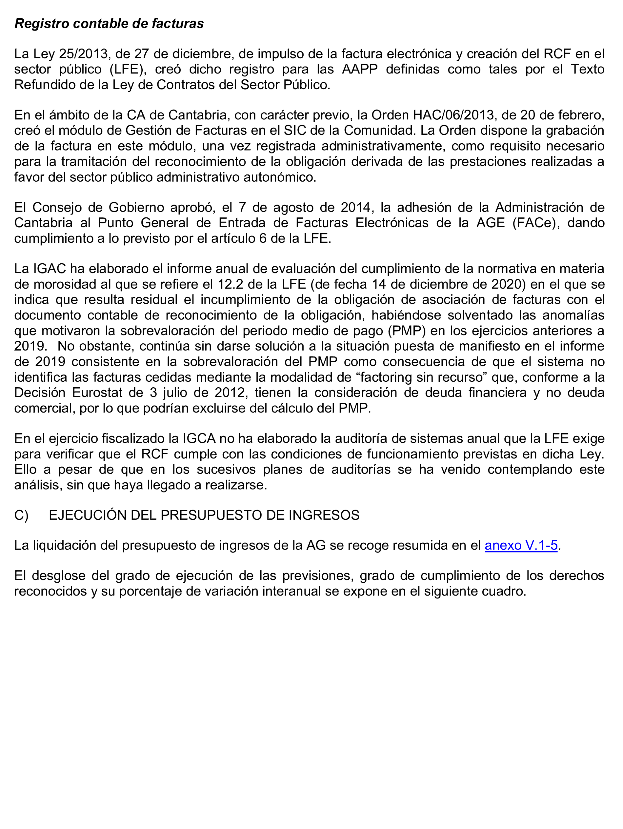 Imagen del artículo Resolución de 24 de septiembre de 2024, aprobada por la Comisión Mixta para las Relaciones con el Tribunal de Cuentas, en relación con el Informe de fiscalización de la Cuenta General de la Comunidad Autónoma de Cantabria, ejercicio 2020.
