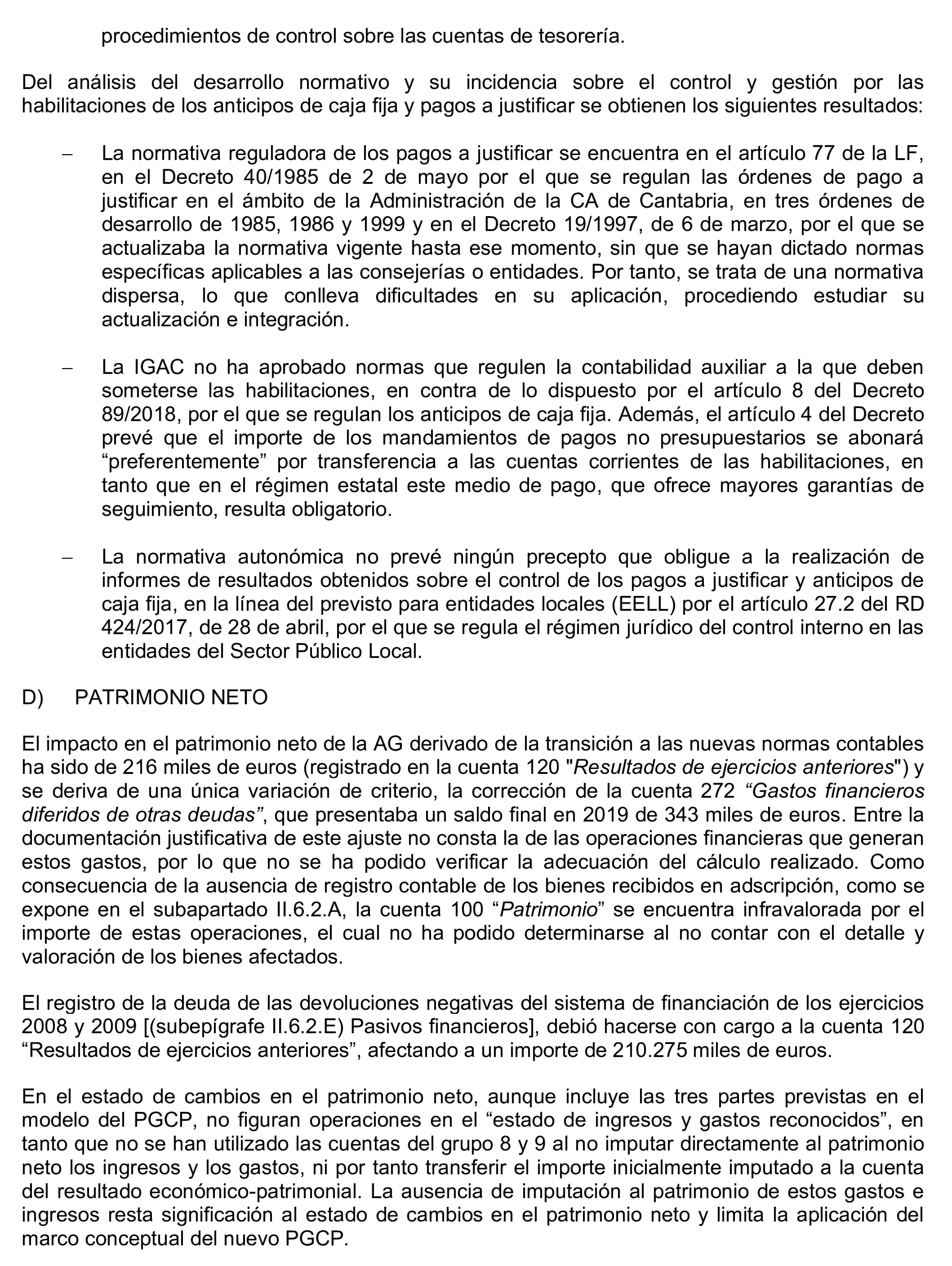 Imagen del artículo Resolución de 24 de septiembre de 2024, aprobada por la Comisión Mixta para las Relaciones con el Tribunal de Cuentas, en relación con el Informe de fiscalización de la Cuenta General de la Comunidad Autónoma de Cantabria, ejercicio 2020.