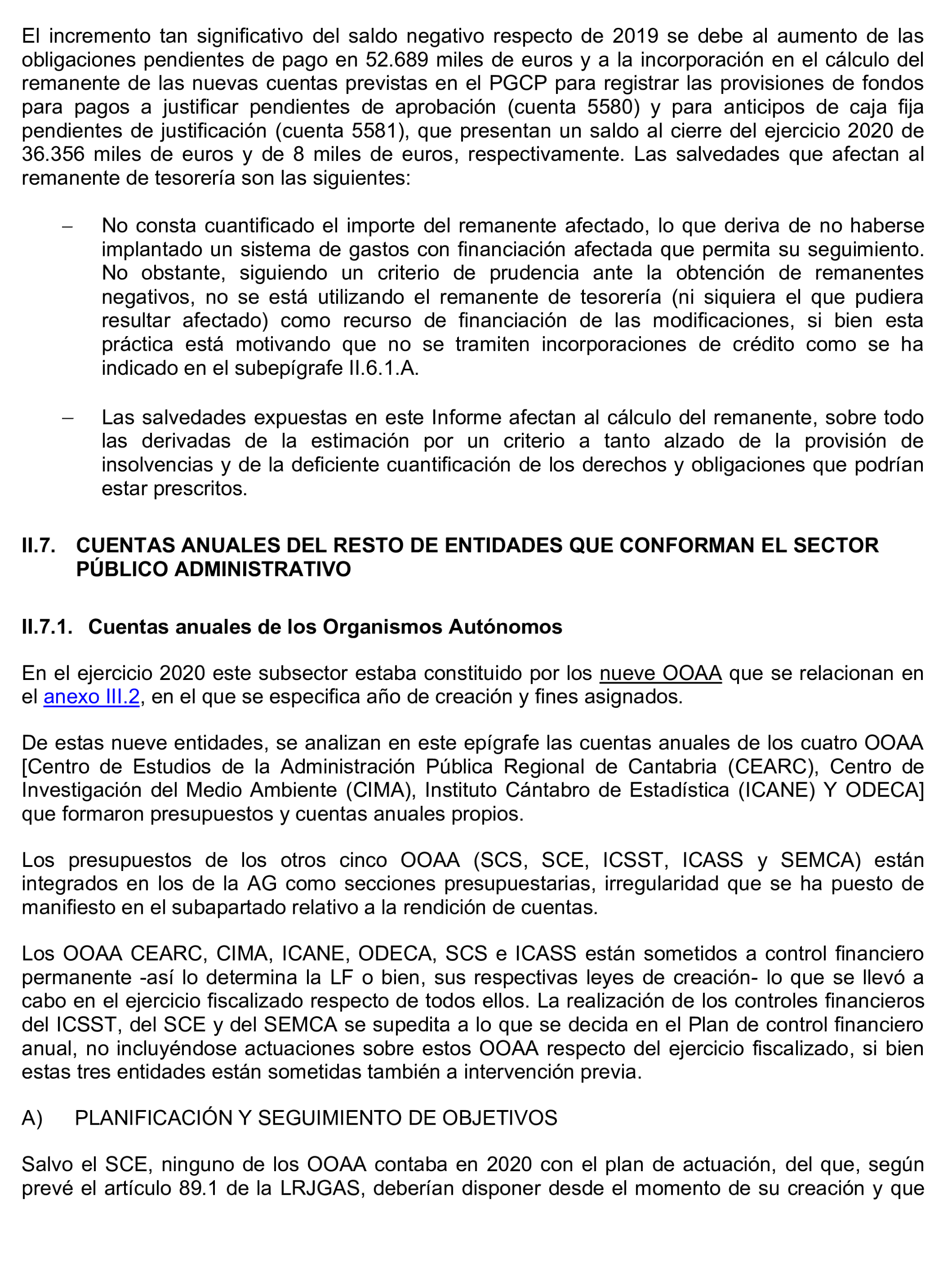 Imagen del artículo Resolución de 24 de septiembre de 2024, aprobada por la Comisión Mixta para las Relaciones con el Tribunal de Cuentas, en relación con el Informe de fiscalización de la Cuenta General de la Comunidad Autónoma de Cantabria, ejercicio 2020.