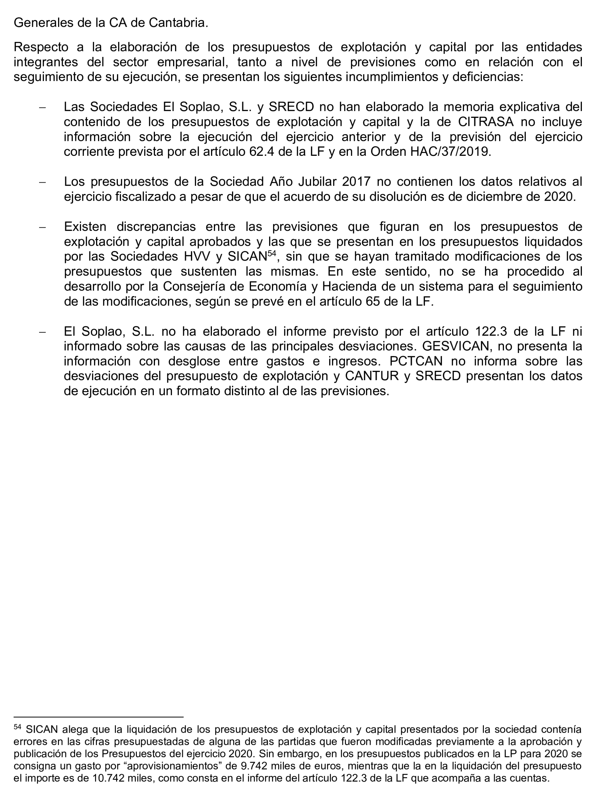 Imagen del artículo Resolución de 24 de septiembre de 2024, aprobada por la Comisión Mixta para las Relaciones con el Tribunal de Cuentas, en relación con el Informe de fiscalización de la Cuenta General de la Comunidad Autónoma de Cantabria, ejercicio 2020.