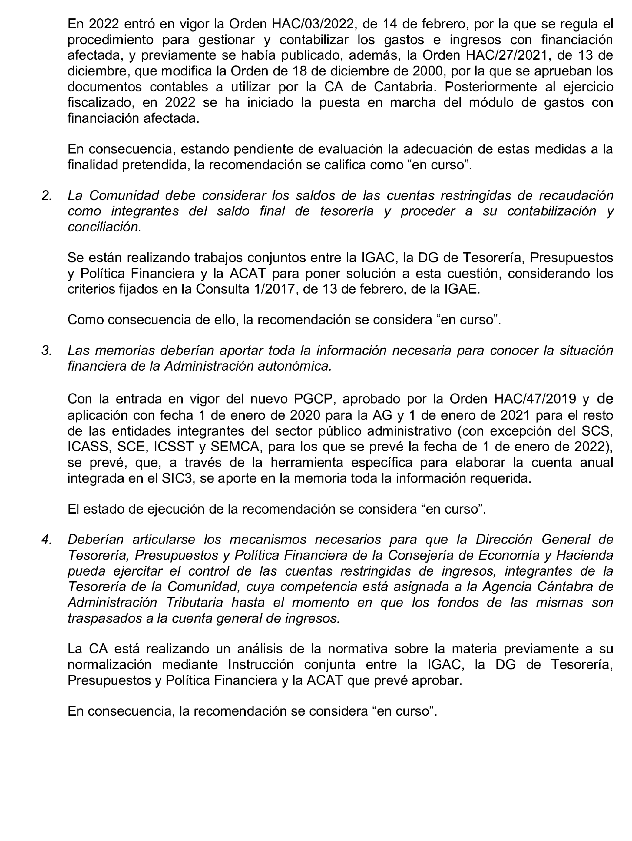 Imagen del artículo Resolución de 24 de septiembre de 2024, aprobada por la Comisión Mixta para las Relaciones con el Tribunal de Cuentas, en relación con el Informe de fiscalización de la Cuenta General de la Comunidad Autónoma de Cantabria, ejercicio 2020.