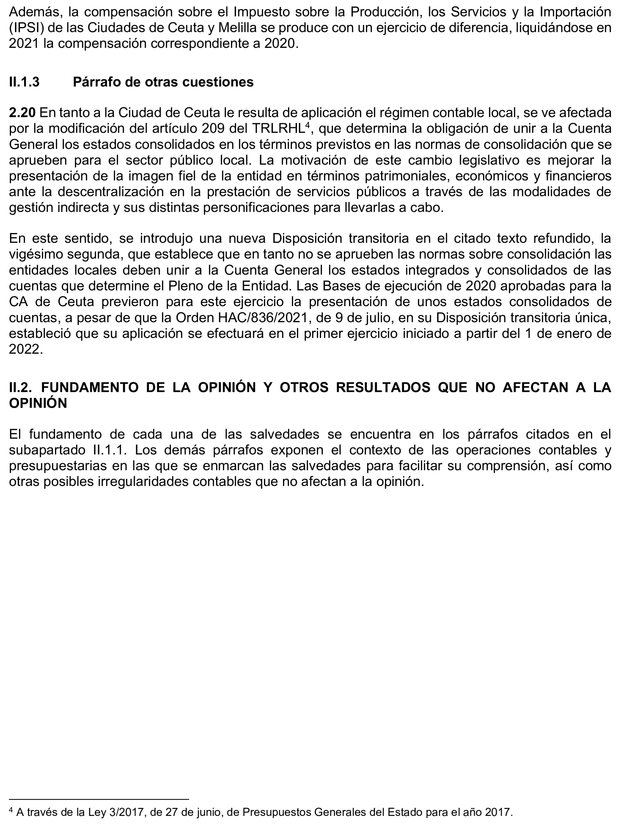 Imagen del artículo Resolución de 24 de septiembre de 2024, aprobada por la Comisión Mixta para las Relaciones con el Tribunal de Cuentas, en relación con el Informe de fiscalización de la Cuenta General de la Ciudad Autónoma de Ceuta, ejercicio 2020.
