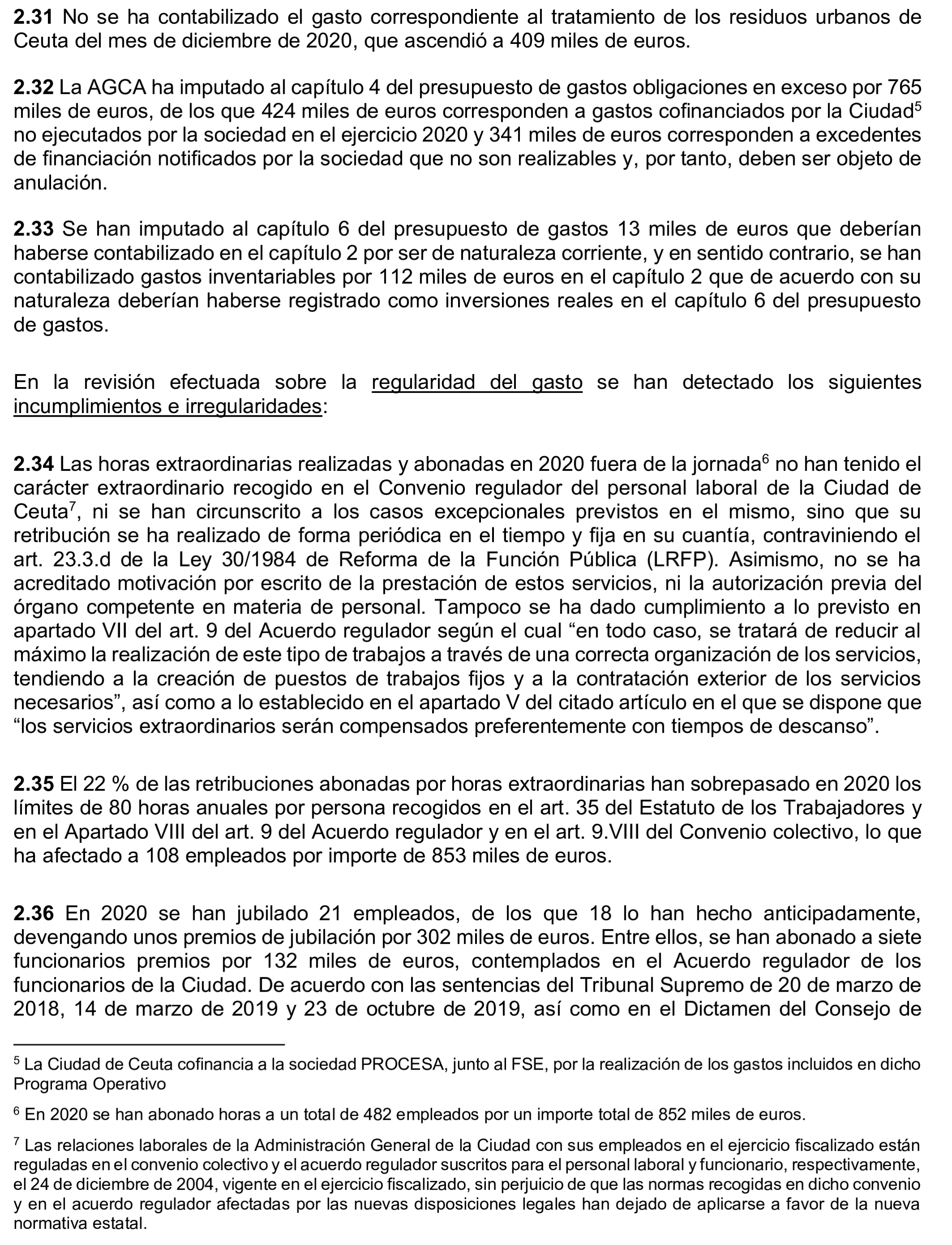 Imagen del artículo Resolución de 24 de septiembre de 2024, aprobada por la Comisión Mixta para las Relaciones con el Tribunal de Cuentas, en relación con el Informe de fiscalización de la Cuenta General de la Ciudad Autónoma de Ceuta, ejercicio 2020.