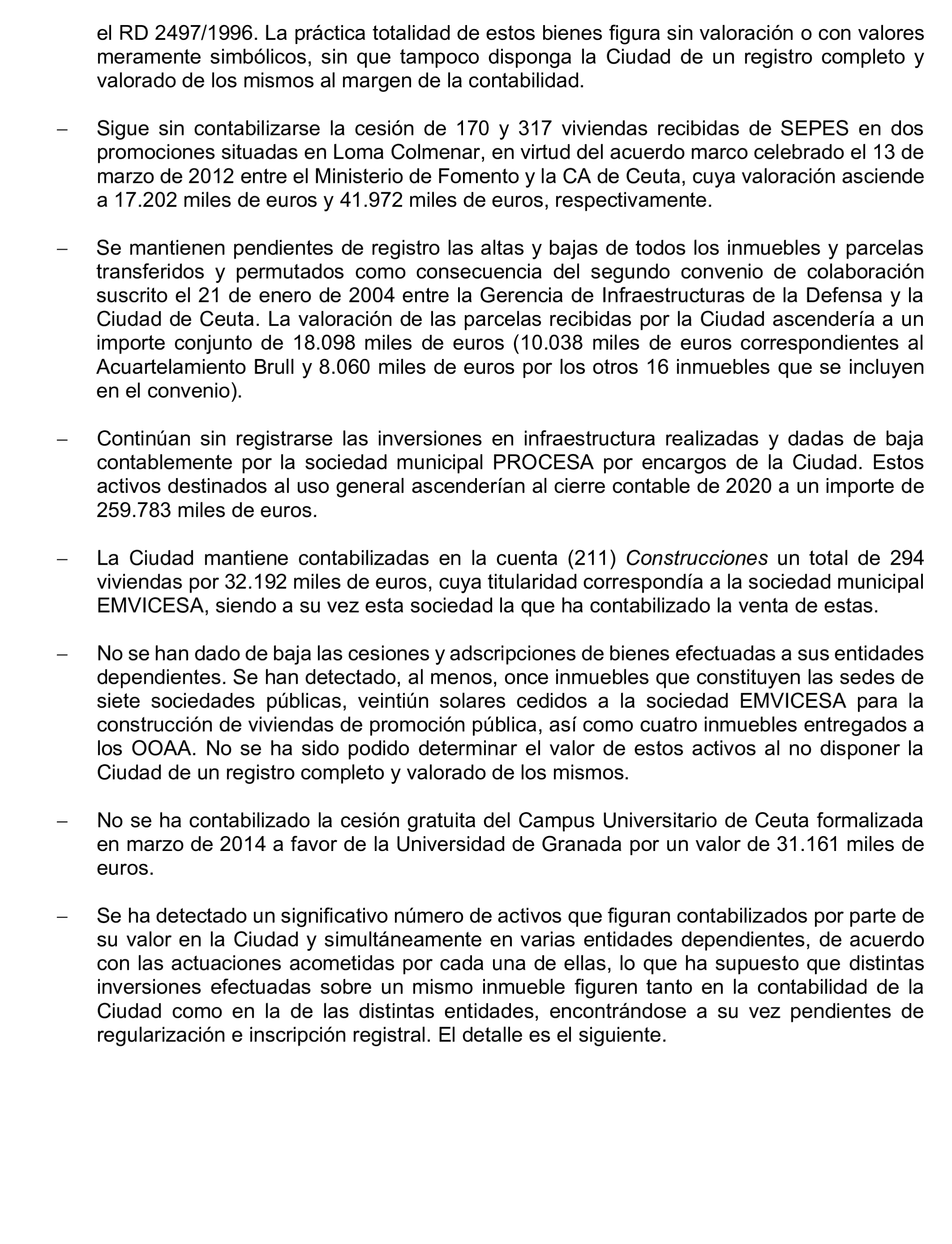Imagen del artículo Resolución de 24 de septiembre de 2024, aprobada por la Comisión Mixta para las Relaciones con el Tribunal de Cuentas, en relación con el Informe de fiscalización de la Cuenta General de la Ciudad Autónoma de Ceuta, ejercicio 2020.