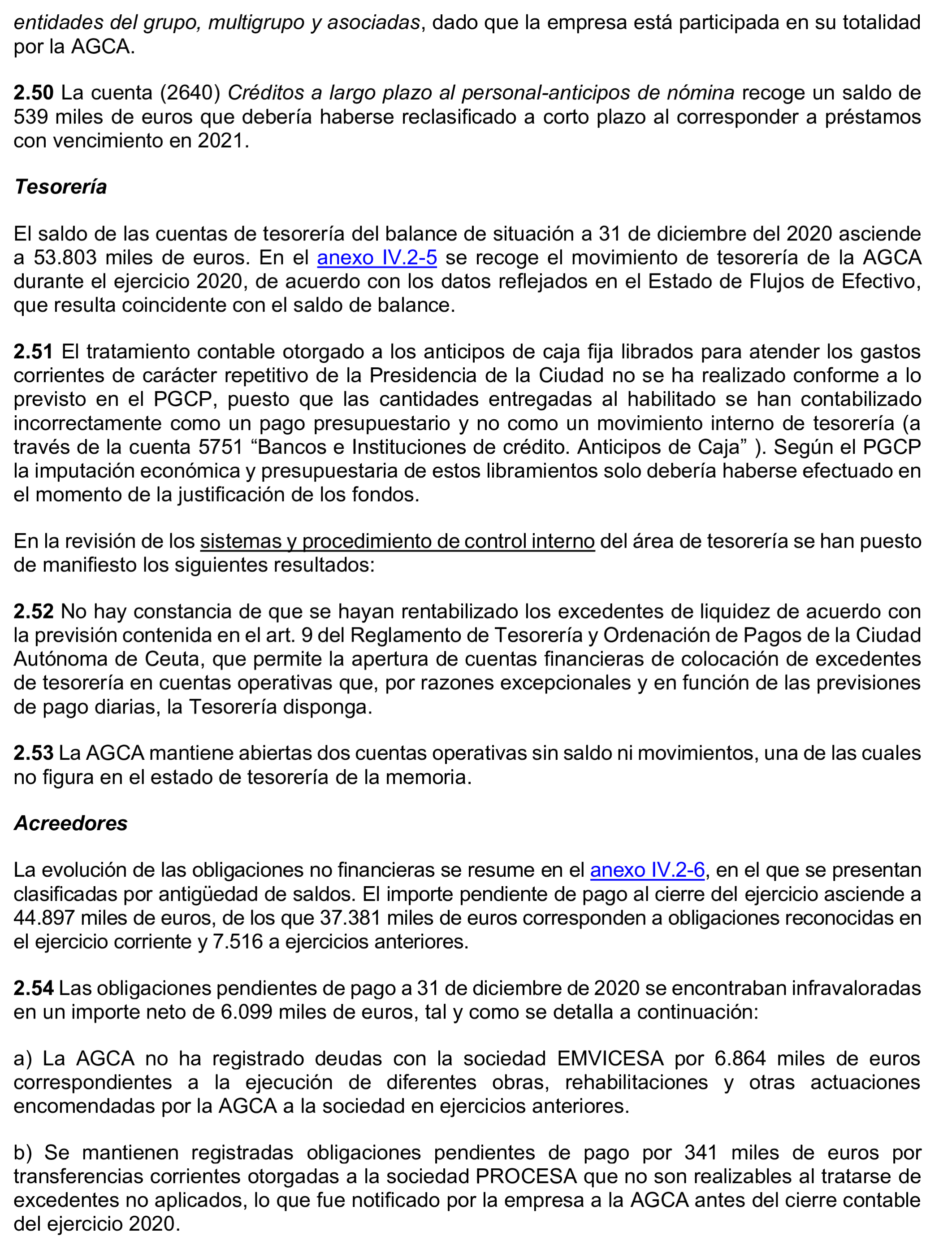 Imagen del artículo Resolución de 24 de septiembre de 2024, aprobada por la Comisión Mixta para las Relaciones con el Tribunal de Cuentas, en relación con el Informe de fiscalización de la Cuenta General de la Ciudad Autónoma de Ceuta, ejercicio 2020.