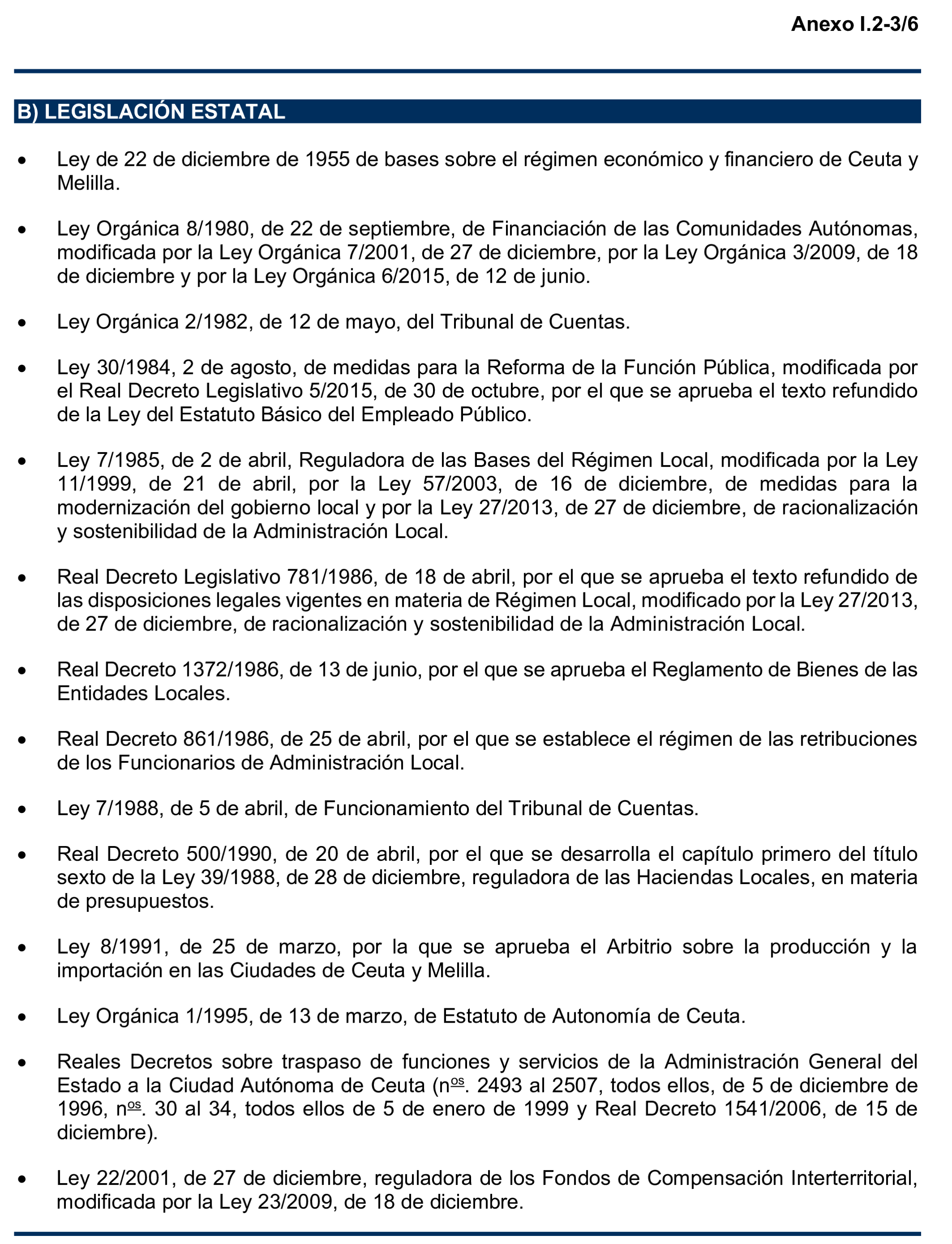 Imagen del artículo Resolución de 24 de septiembre de 2024, aprobada por la Comisión Mixta para las Relaciones con el Tribunal de Cuentas, en relación con el Informe de fiscalización de la Cuenta General de la Ciudad Autónoma de Ceuta, ejercicio 2020.