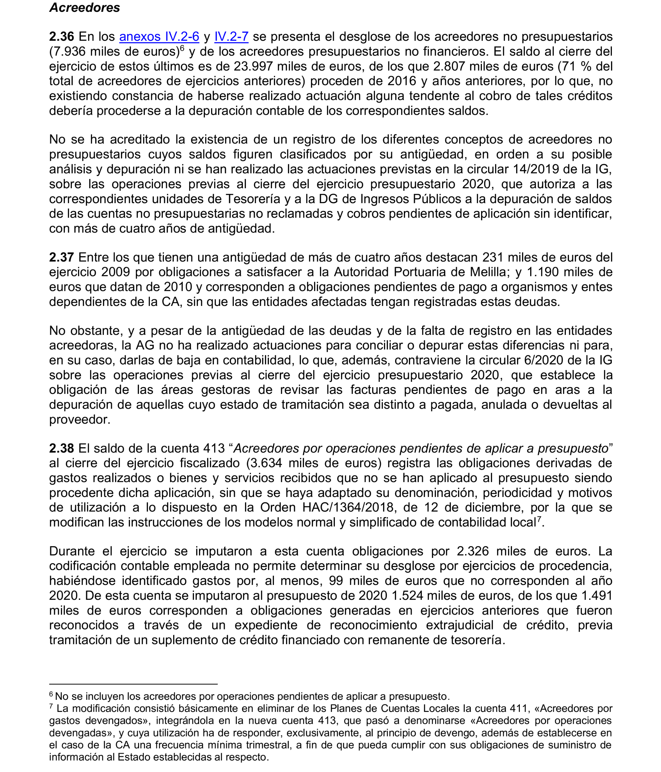 Imagen del artículo Resolución de 24 de septiembre de 2024, aprobada por la Comisión Mixta para las Relaciones con el Tribunal de Cuentas, en relación con el Informe de fiscalización de la Cuenta General de la Ciudad Autónoma de Melilla, ejercicio 2020.